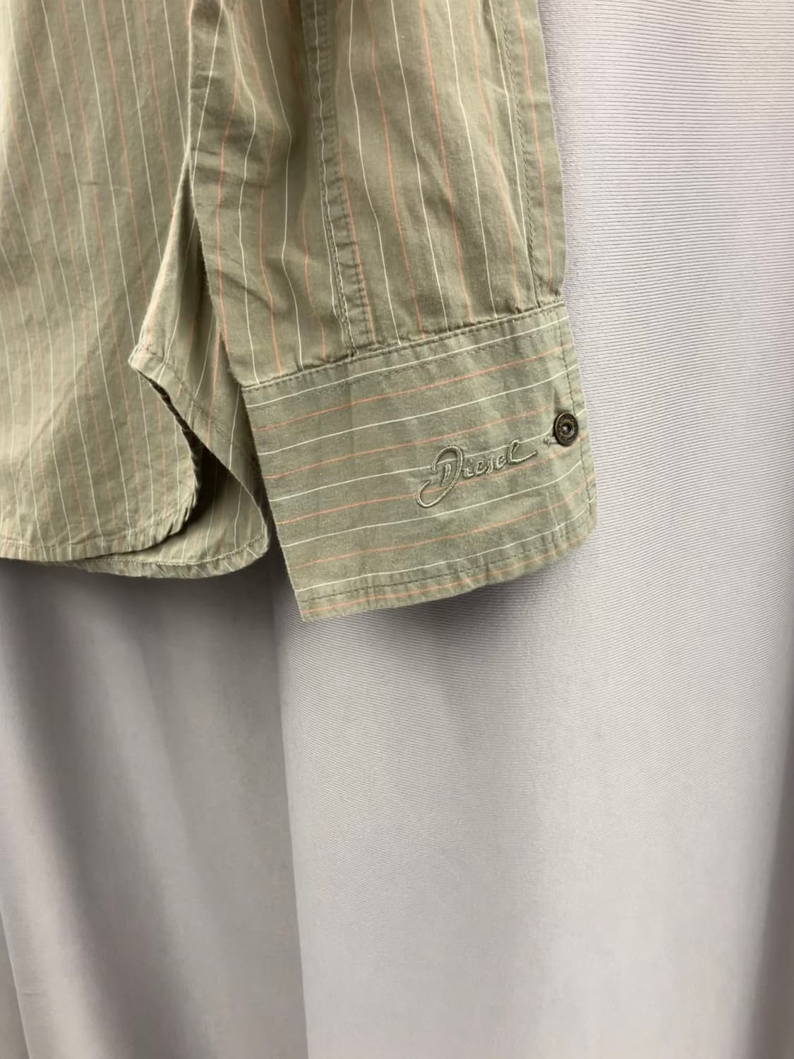 디젤 카키브라운 웨스턴 포켓 셔츠 상품이미지3