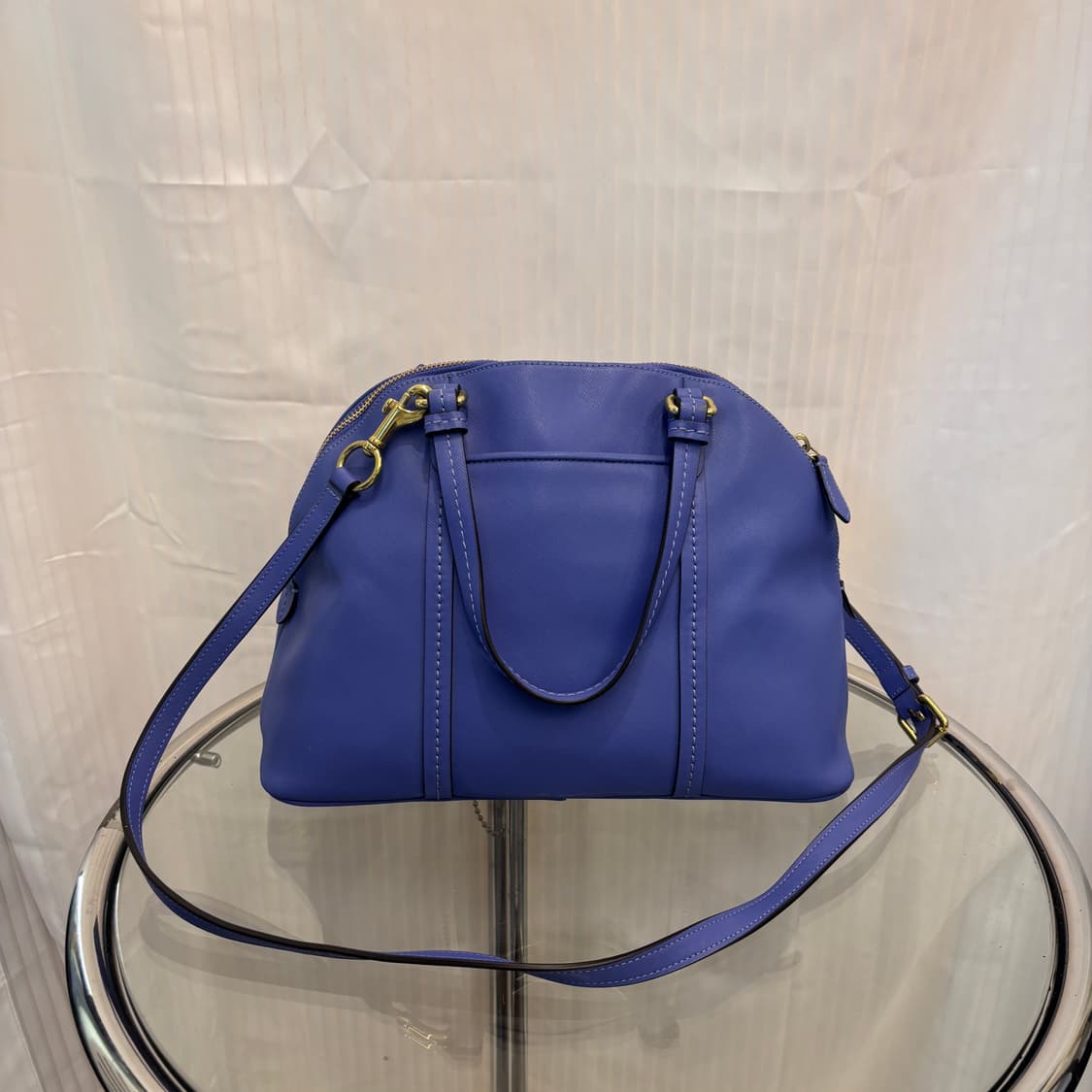 정품 코치 가죽 반달 토트백     상품이미지4