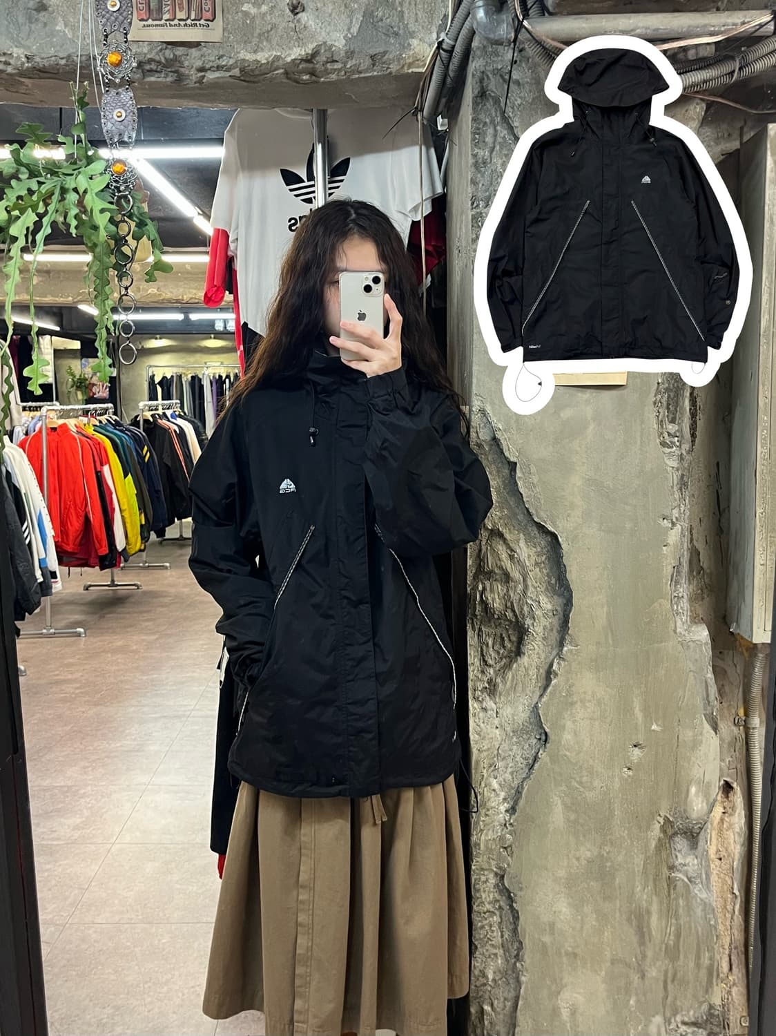 나이키 acg 바람막이 블랙 S #csz1941 상품이미지1