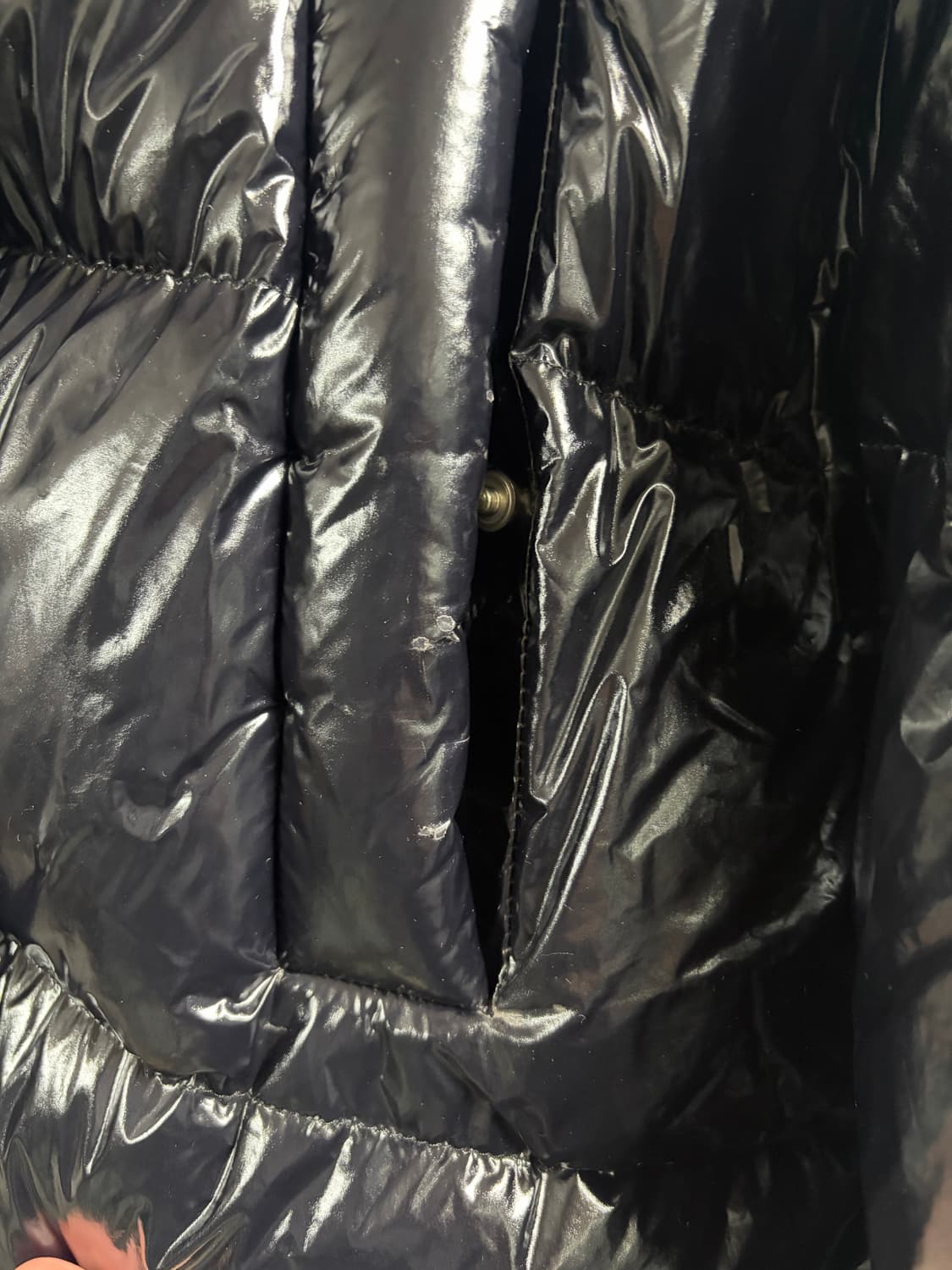 Burmula 글로시 크롭 패딩 상품이미지6