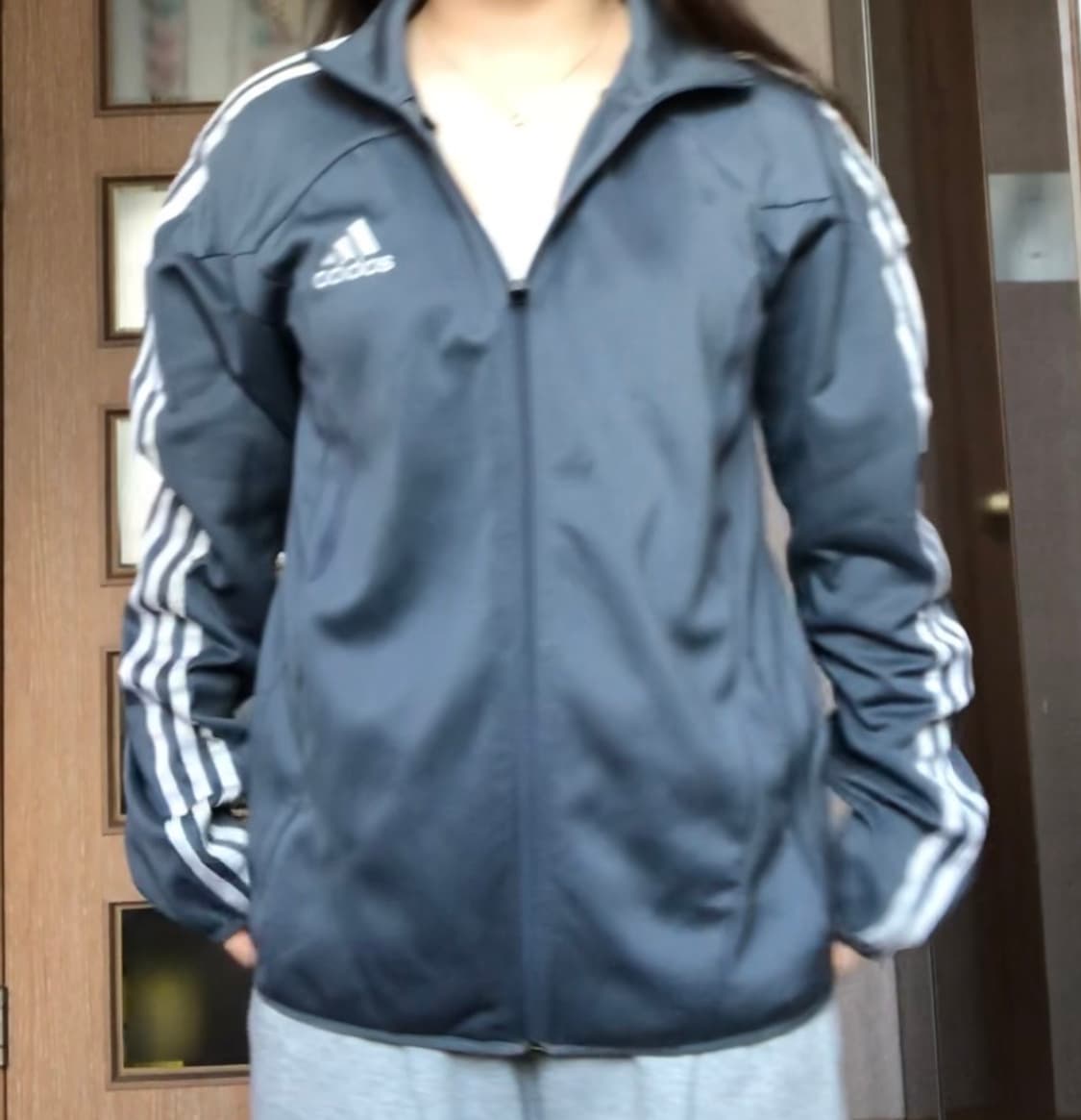 그레이 아디다스 져지 상품이미지1