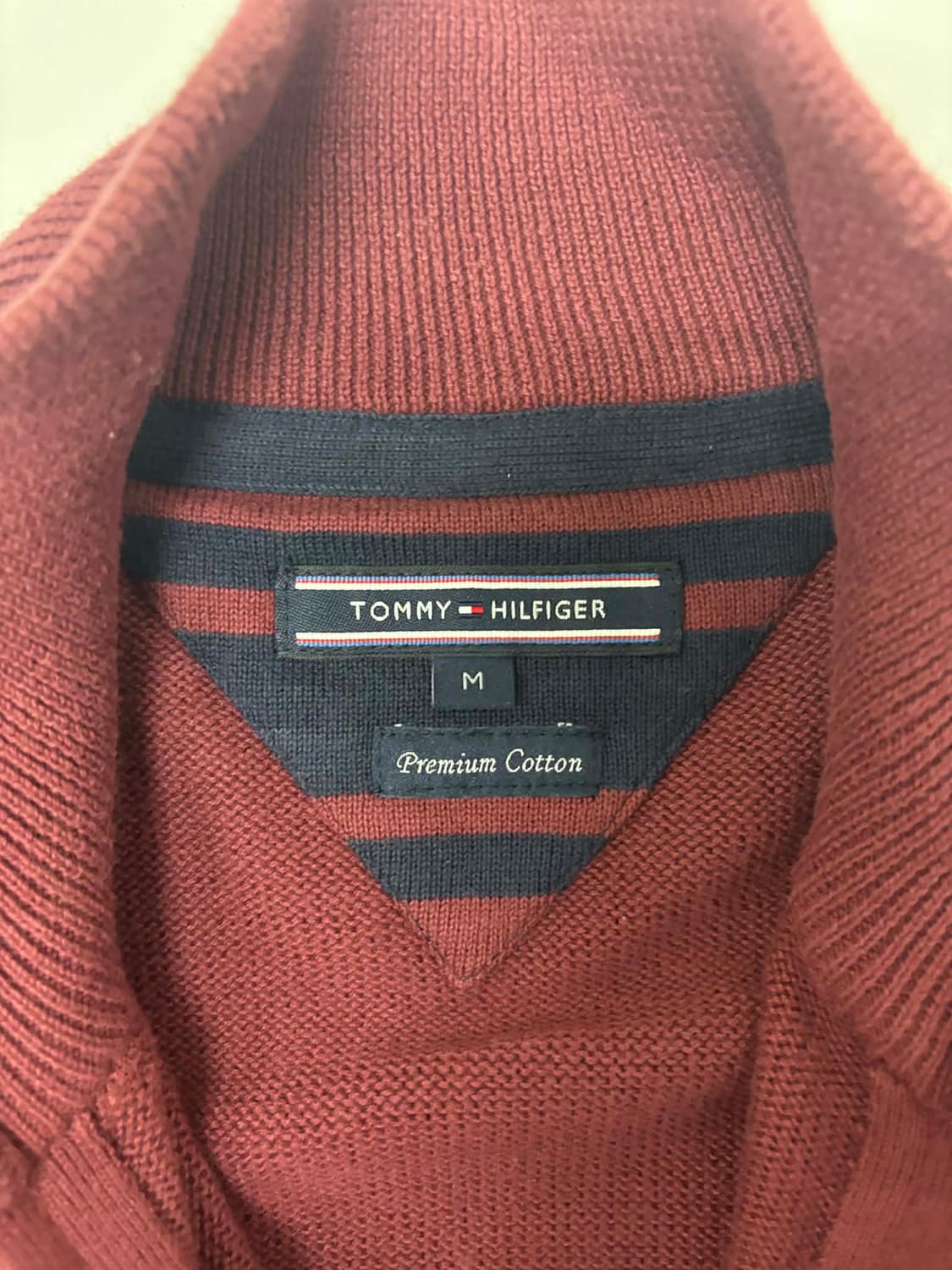 타미힐피거 프리미엄 코튼 니트집업(M) 상품이미지4
