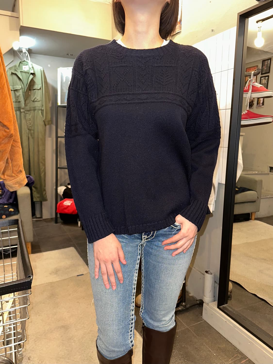90’s Margaret Howel England pattern knit 상품이미지1