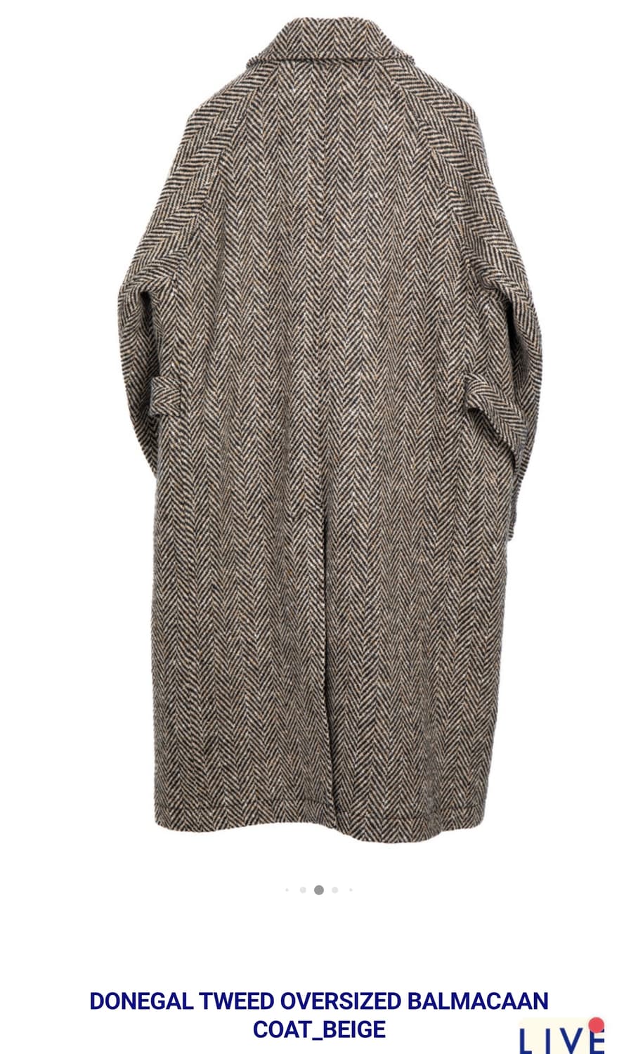 [구매] 도큐먼트 도네갈 발마칸 코트 4종류 M,L,XL 구매 상품이미지8