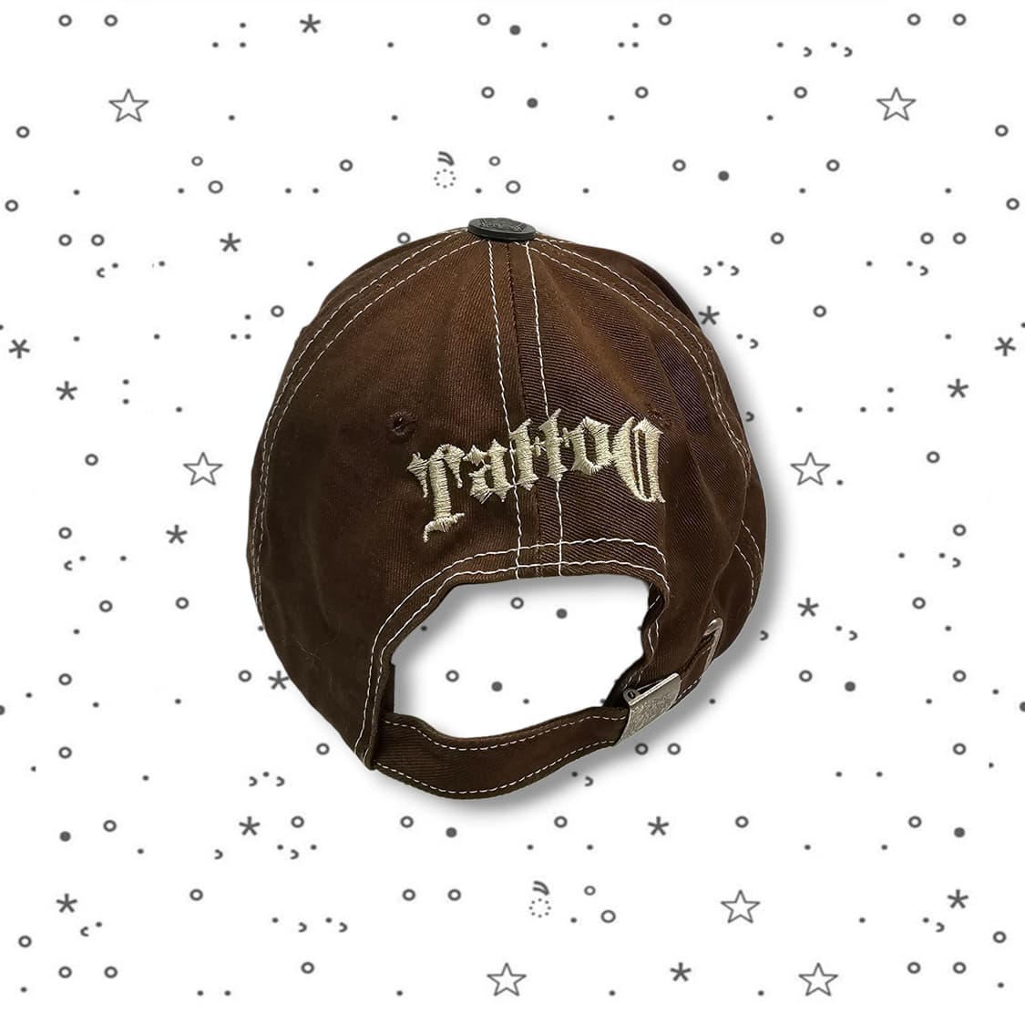  Tattoo 디앤젤로 브라운 큐빅 캡 상품이미지4