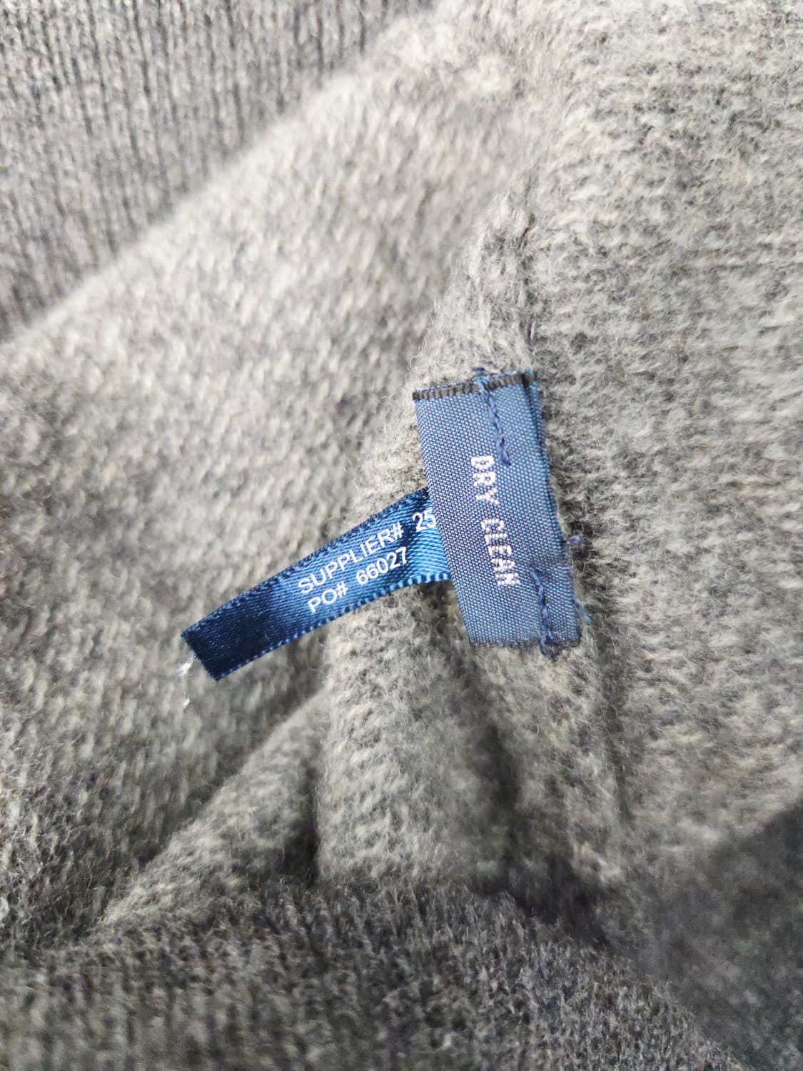 폴로 랄프로렌 메리노 울 브이넥 니트 그레이 상품이미지9