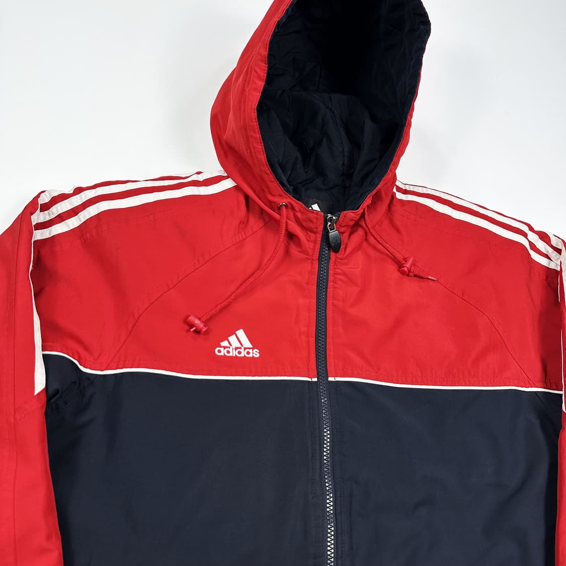 아디다스 마샬아츠 올드스쿨 빅로고 누빔 점퍼 L 상품이미지4