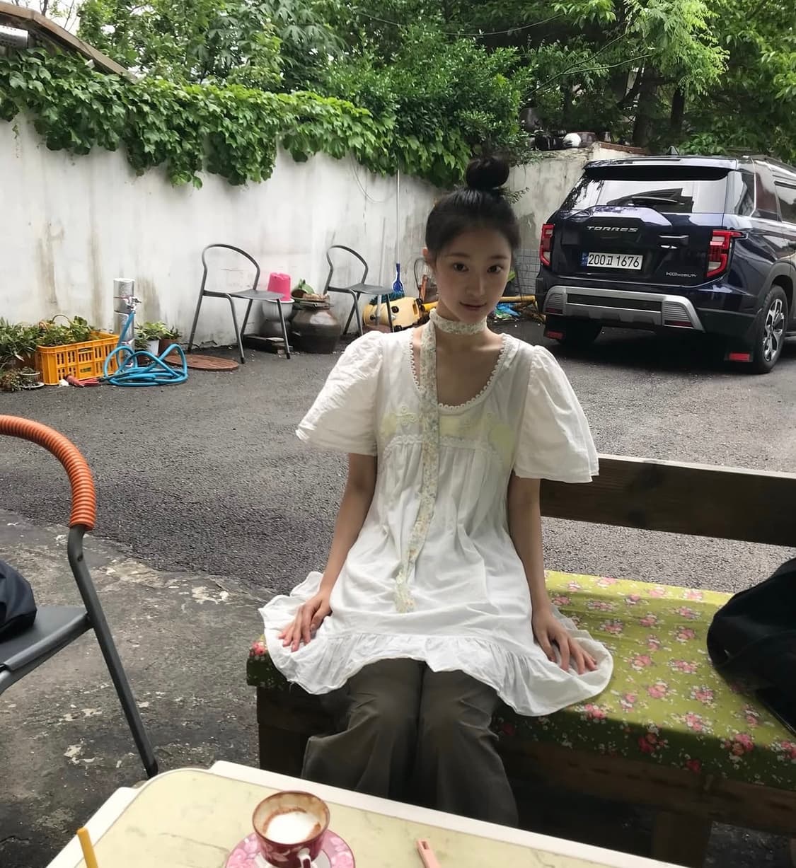 Romantic vintage mini dress 상품이미지1