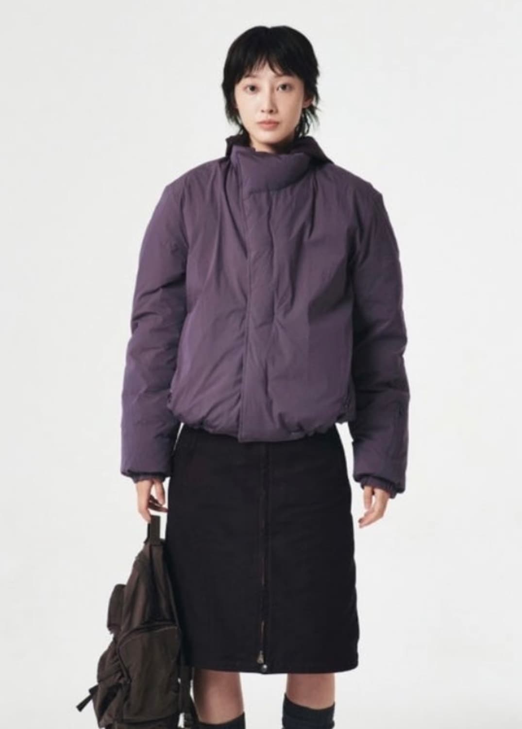 SHRUNKEN PUFFER DOWN - PARKA PURPLE 상품이미지2