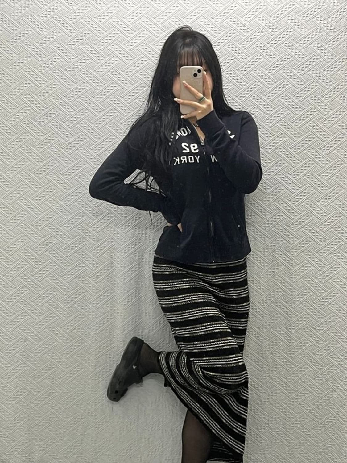 아베크롬비 로고 슬림핏 후드집업 L C06411 상품이미지1