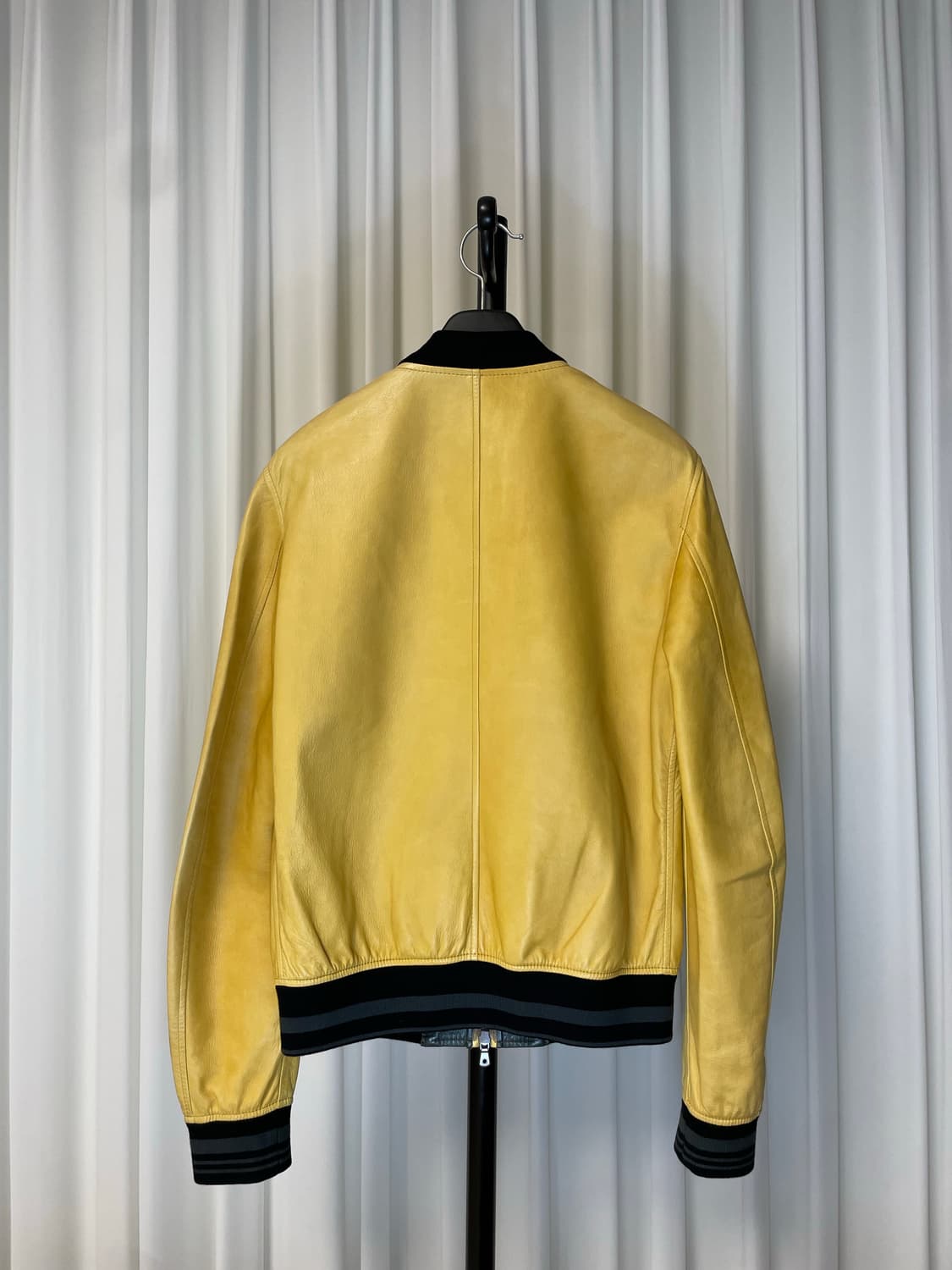 돌체앤가바나 램스킨 봄버 레더 자켓 상품이미지2