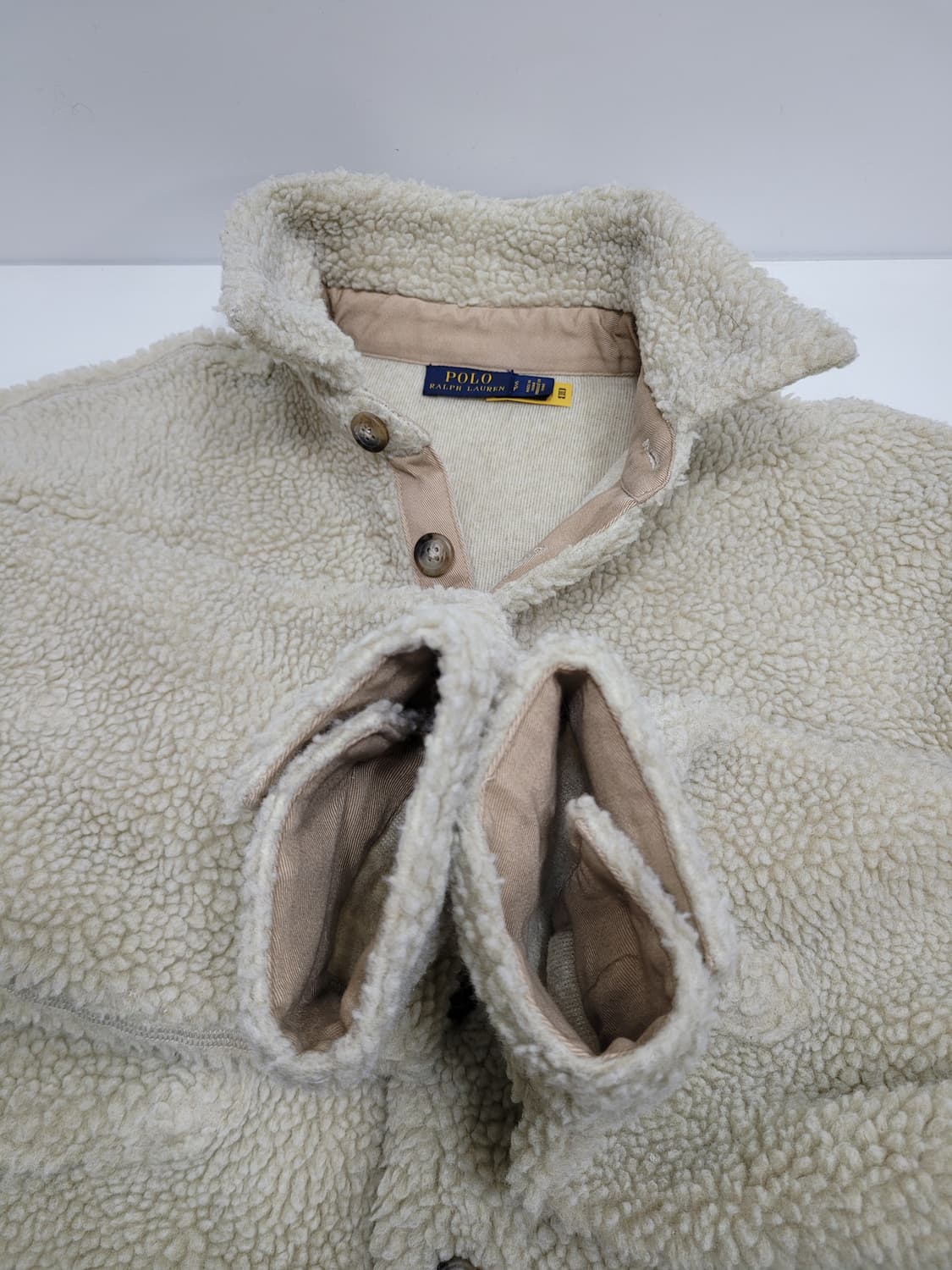 POLO 22FW 폴로 랄프로렌 오버핏 셰르파 셔츠형 자켓 / 여 S
 상품이미지6