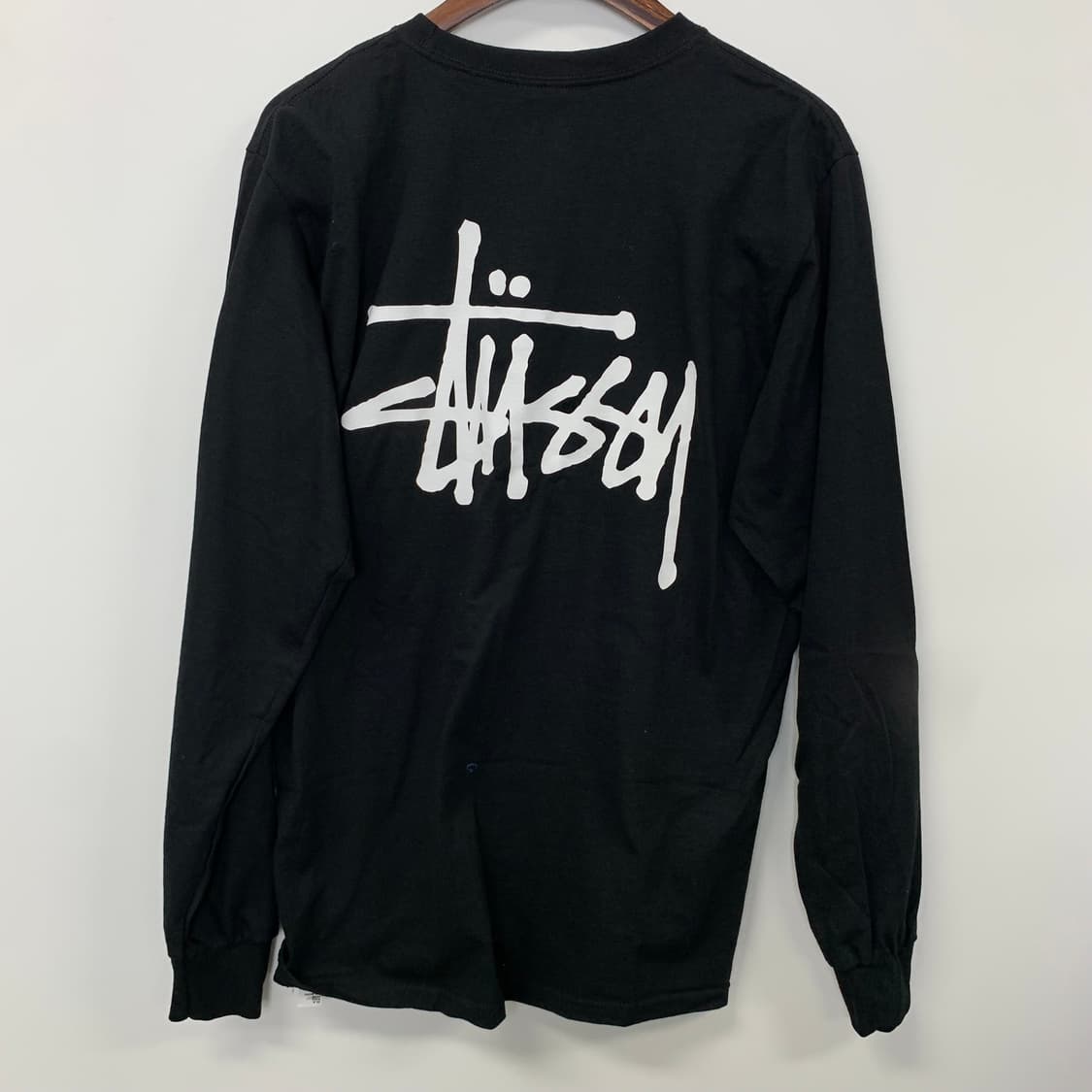 스투시 스탁로고 블랙 롱슬리브  상품이미지4