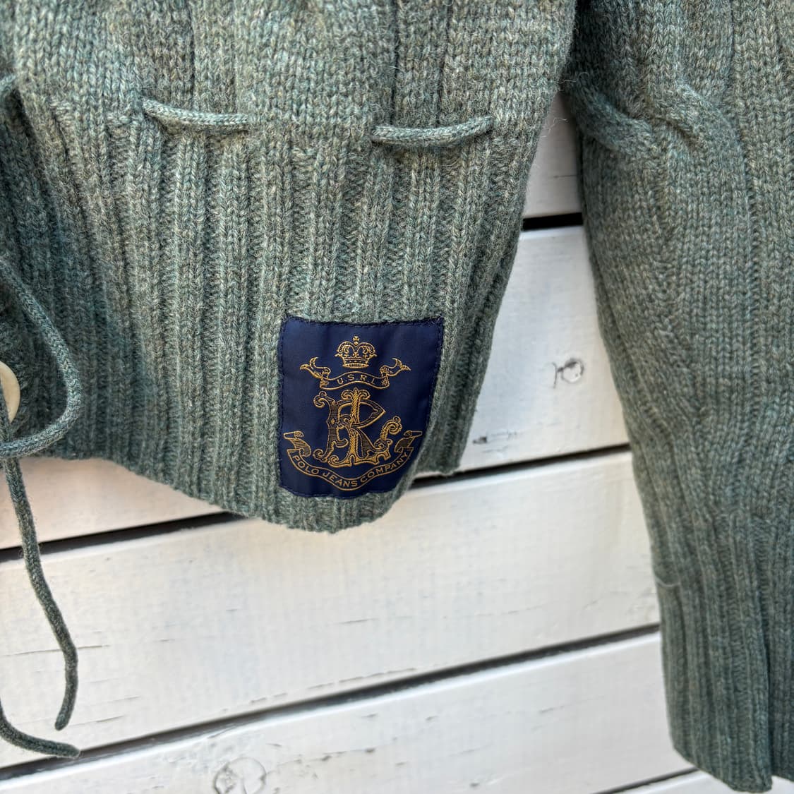 Polo 폴로 진스 울 니트 가디건 상품이미지5