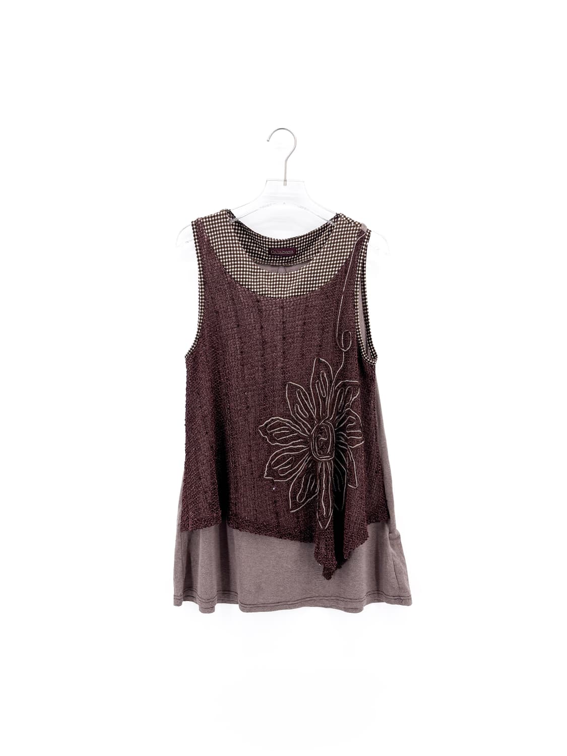 빈티지 플라워 아플리케 슬리브리스 상품이미지1