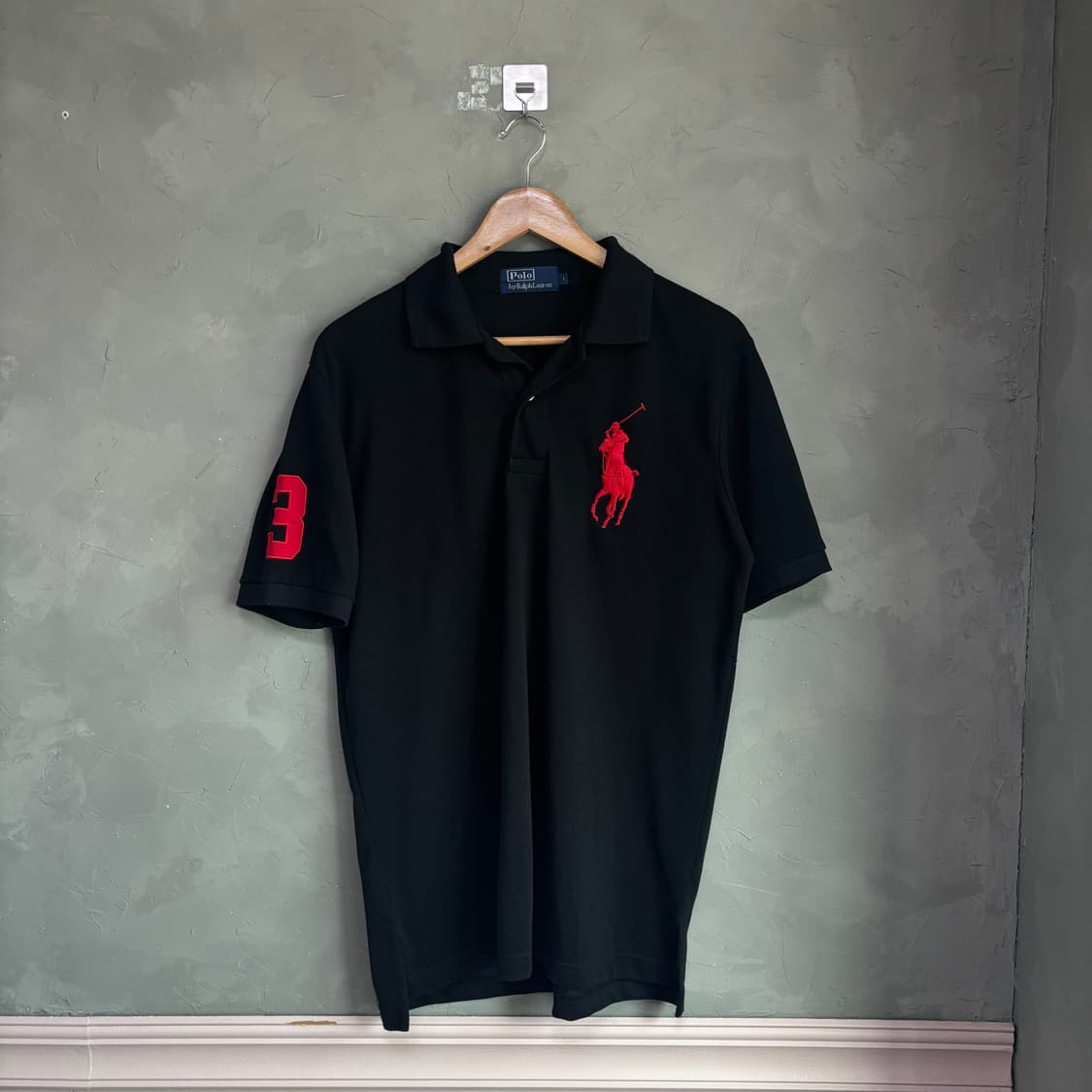 폴로 랄프로렌 빅포니 카라티 블랙 상품이미지1