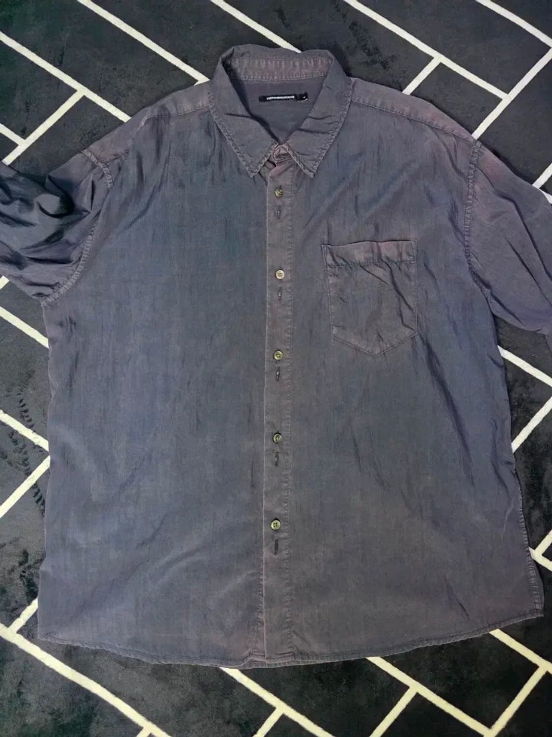 해칭룸 라나 셔츠 네이비 4 상품이미지1