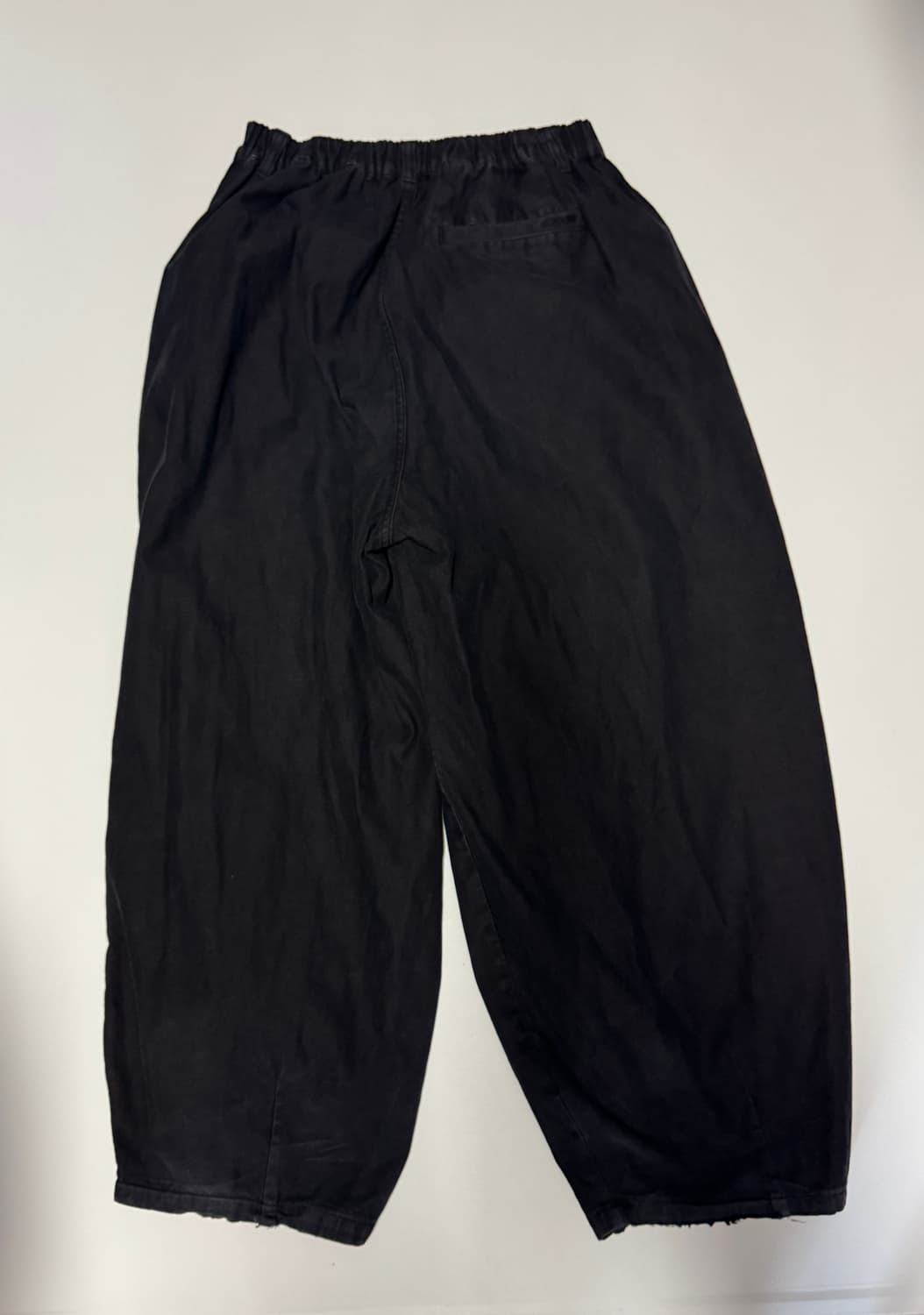 앵글런 ANGLAN 와이드 벌룬팬츠 28.3인치 블랙 상품이미지2