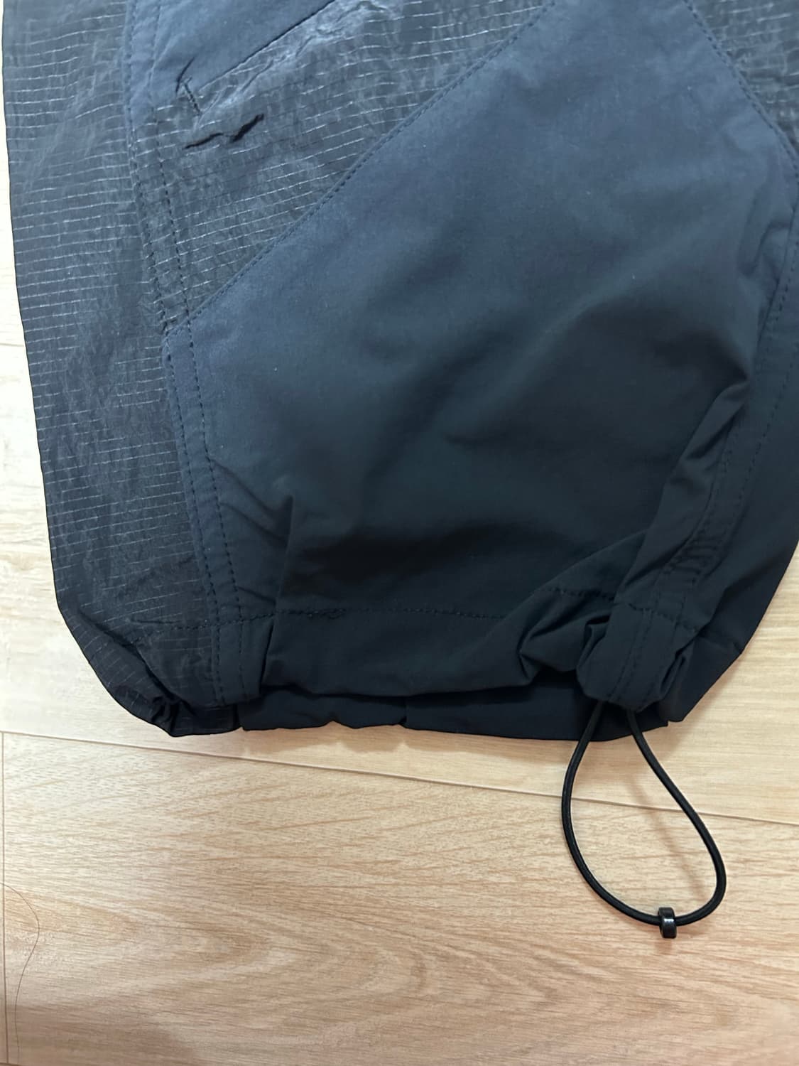 컷 오프 벤틸레이션 팬츠 (블랙) S사이즈 상품이미지5