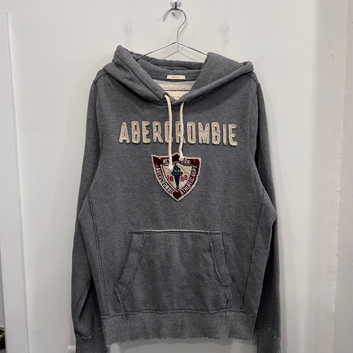 아베크롬비 머슬핏 빈티지 헤비코튼 후드티 상품이미지2