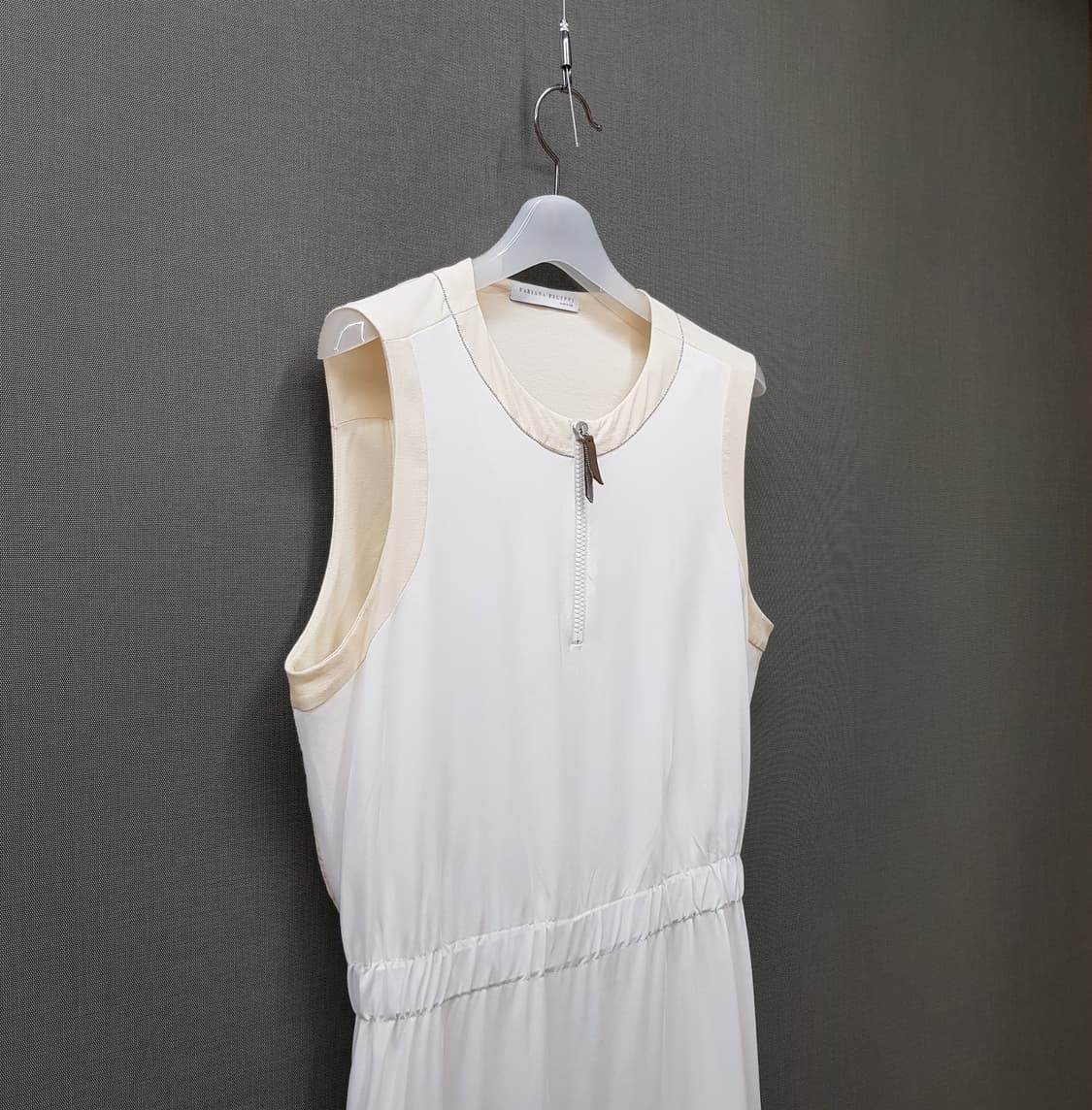 파비아나필리피  배색 슬리브리스 집업 원피스 m사이즈 상품이미지3