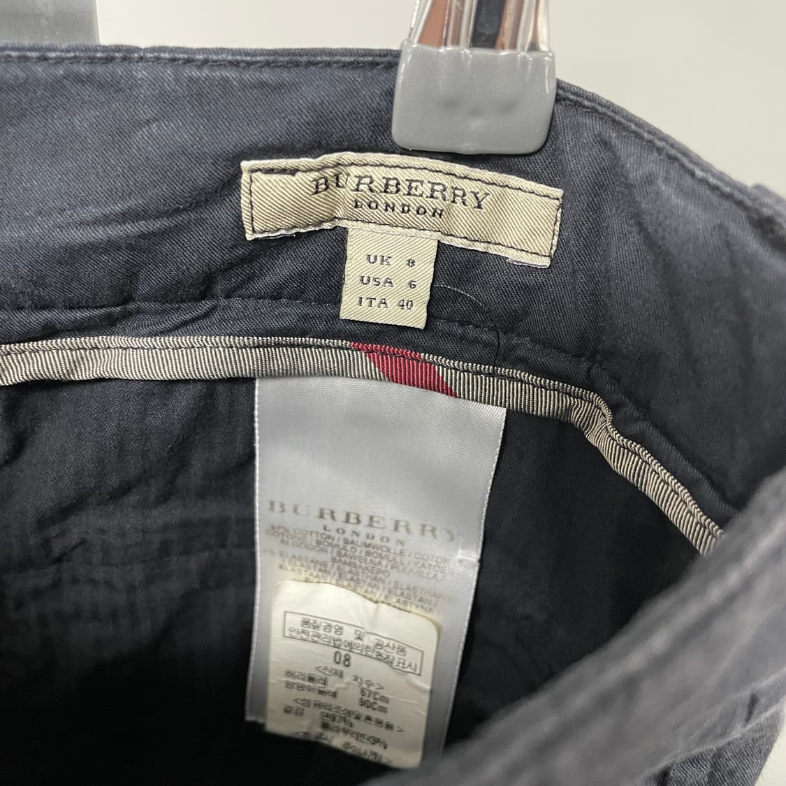 버버리 카고 팬츠 네이비 6(W) 상품이미지7