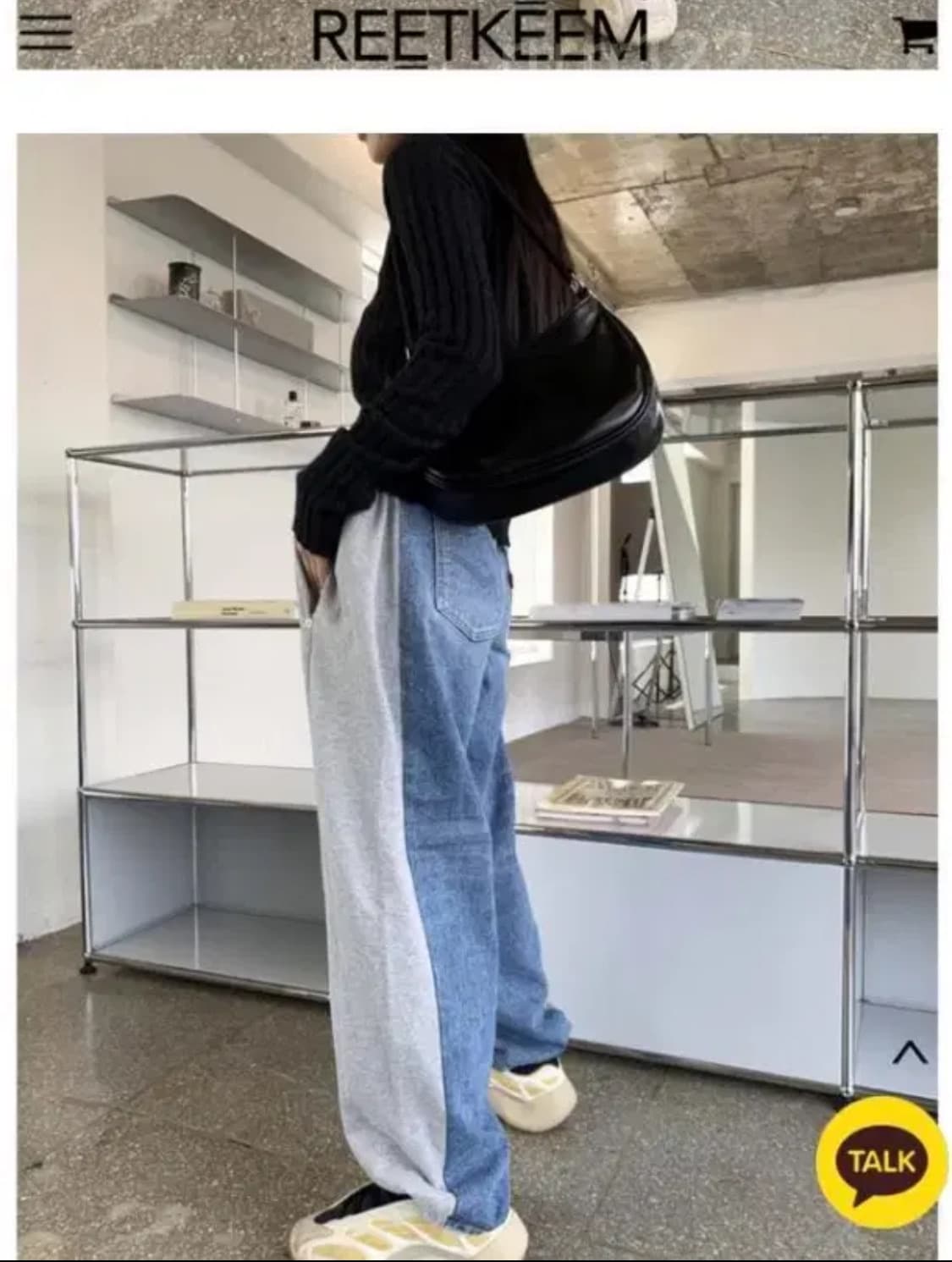 릿킴 업사이클링 데님 팬츠 상품이미지4