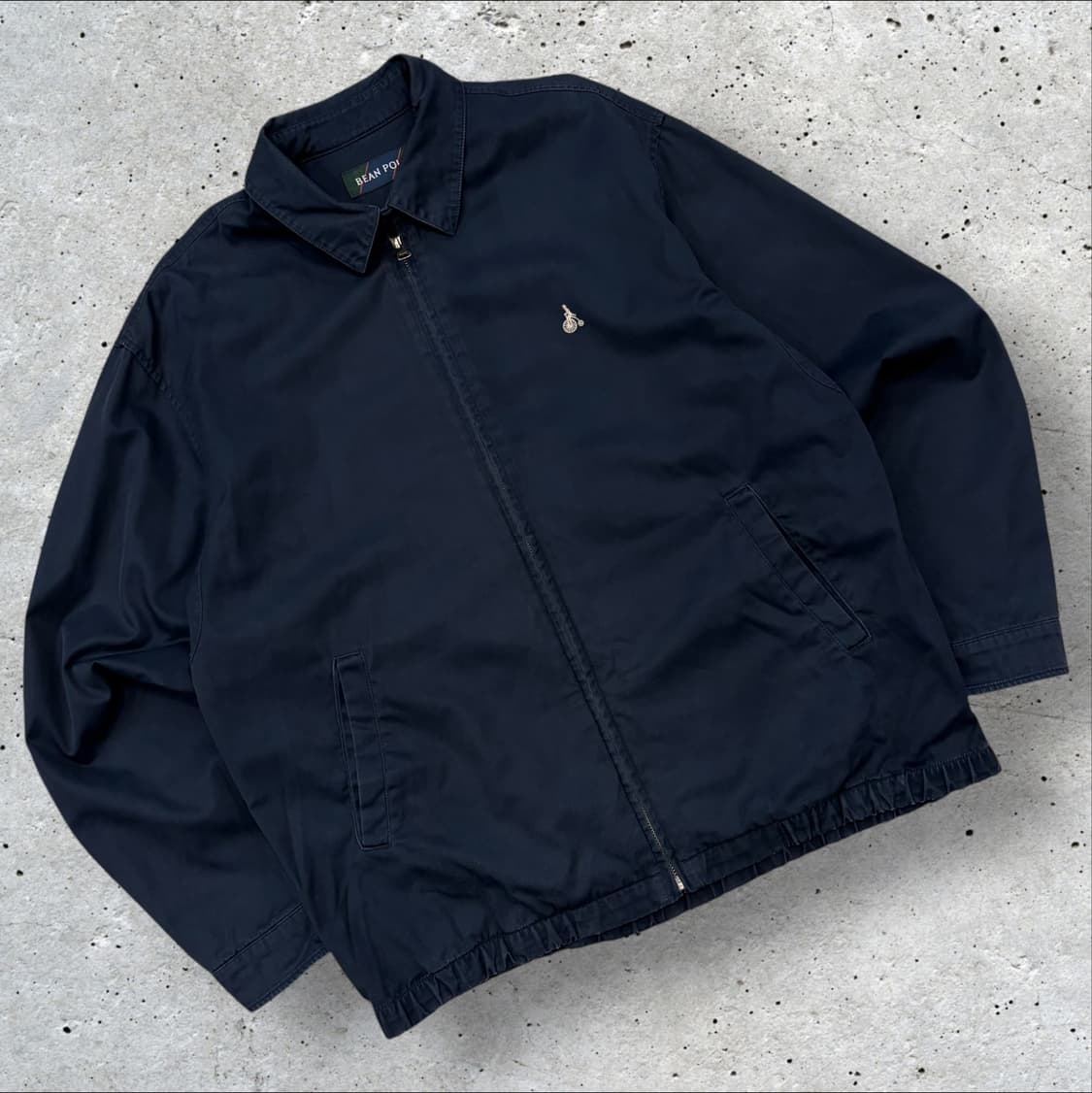 [100] 빈폴 네이비 면 코튼 자켓 점퍼 블루종 D17 상품이미지1