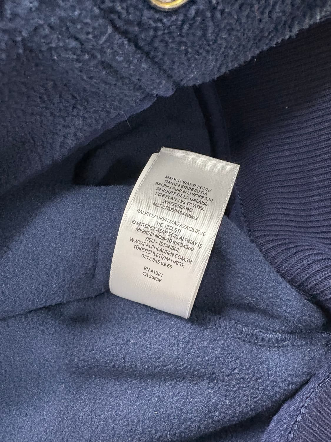 폴로 스포츠 바시티 플리스 자켓 네이비 상품이미지8