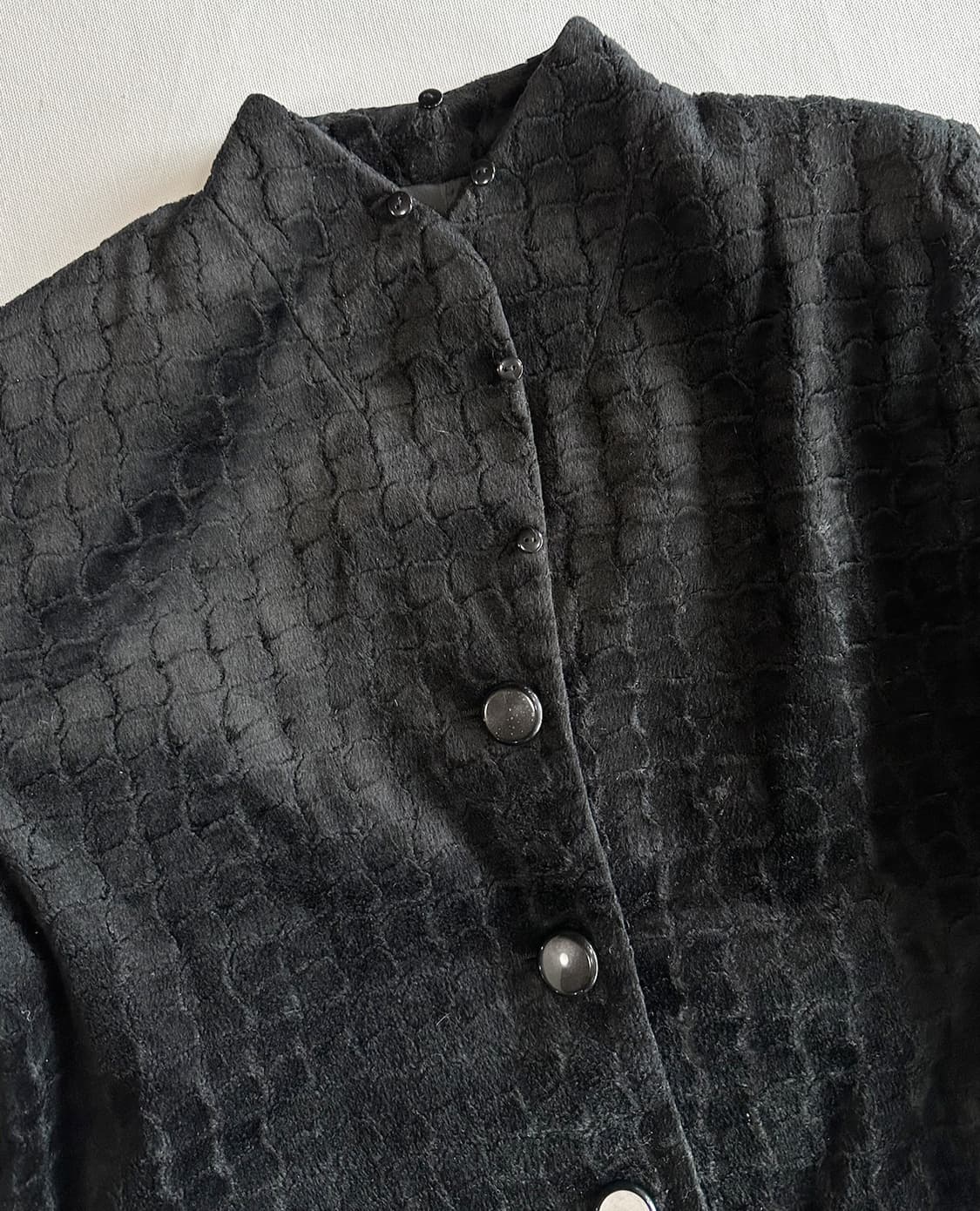 JPV fur trimming velvet jacket 상품이미지9