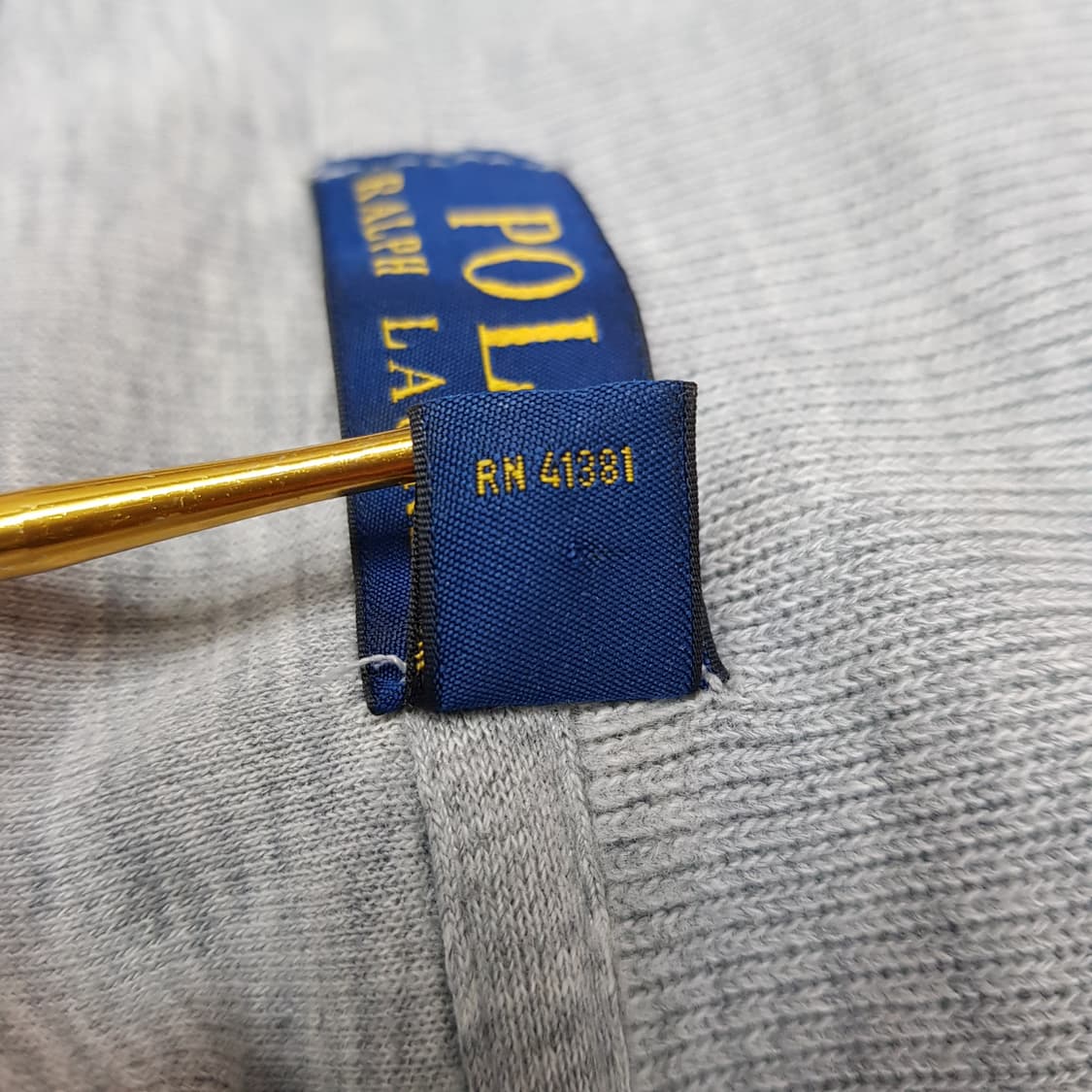 폴로 랄프로렌 면소재 하프집업 니트  M사이즈 상품이미지4