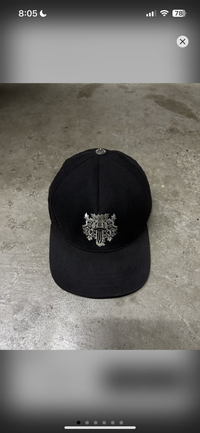 Chrome vine dagger denim baseball cap 상품이미지1