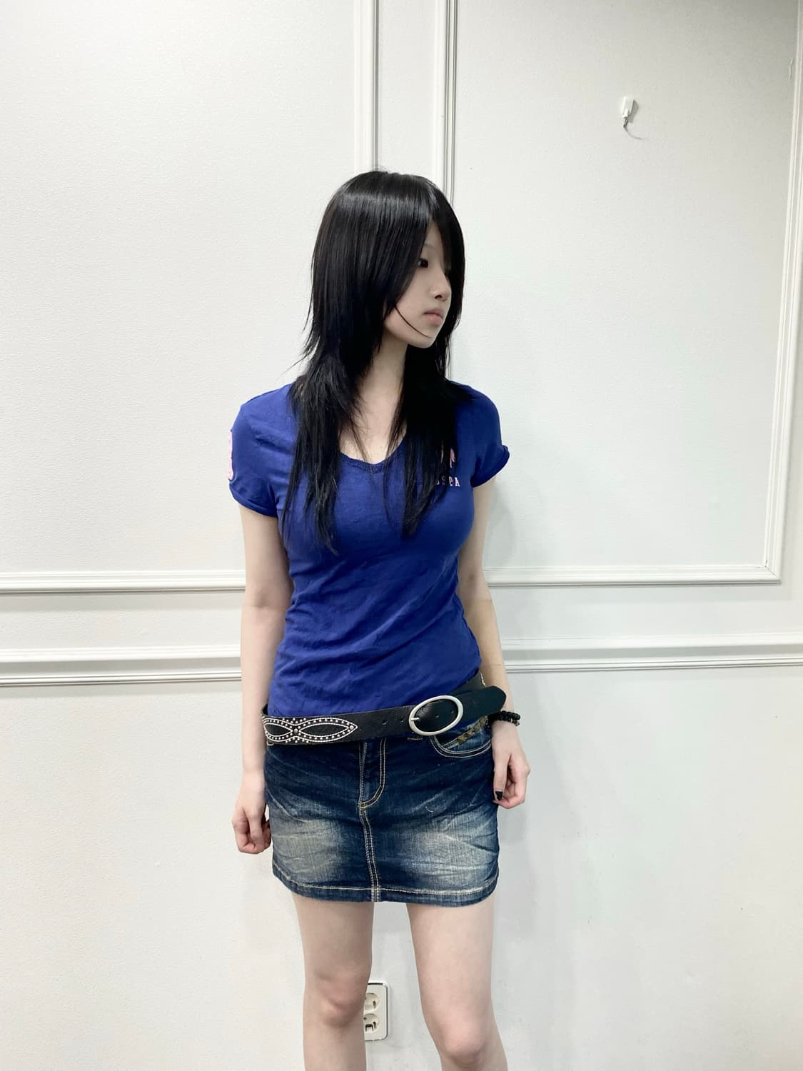 [POLO ASSN]Slim Fit Navy Tee 상품이미지6