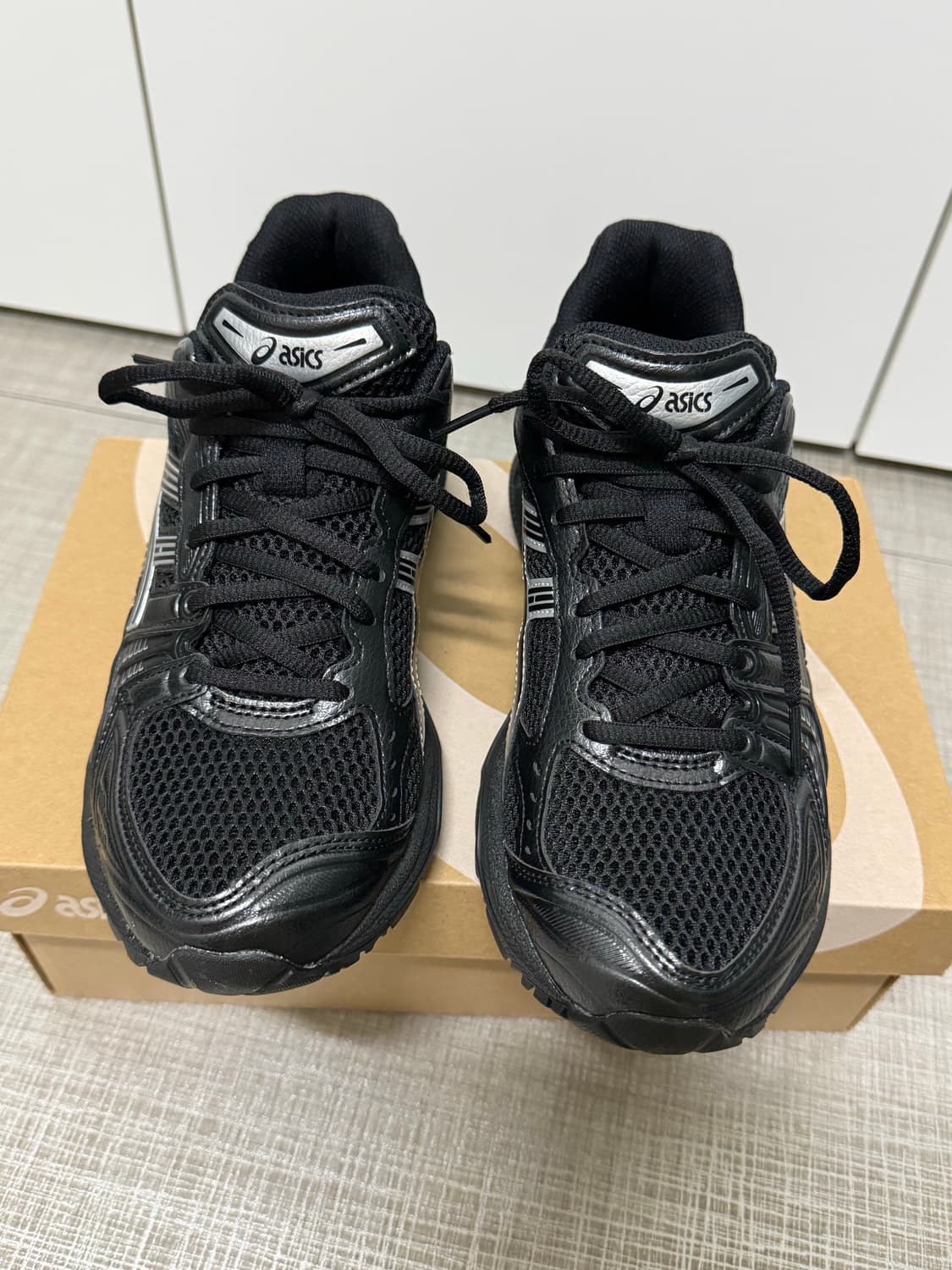 [255] 아식스 젤 카야노 14 블랙 퓨어 실버 상품이미지3