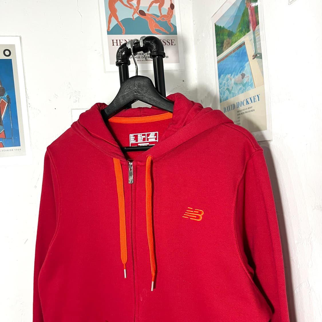 뉴발란스 자수로고 후드집업 상품이미지3