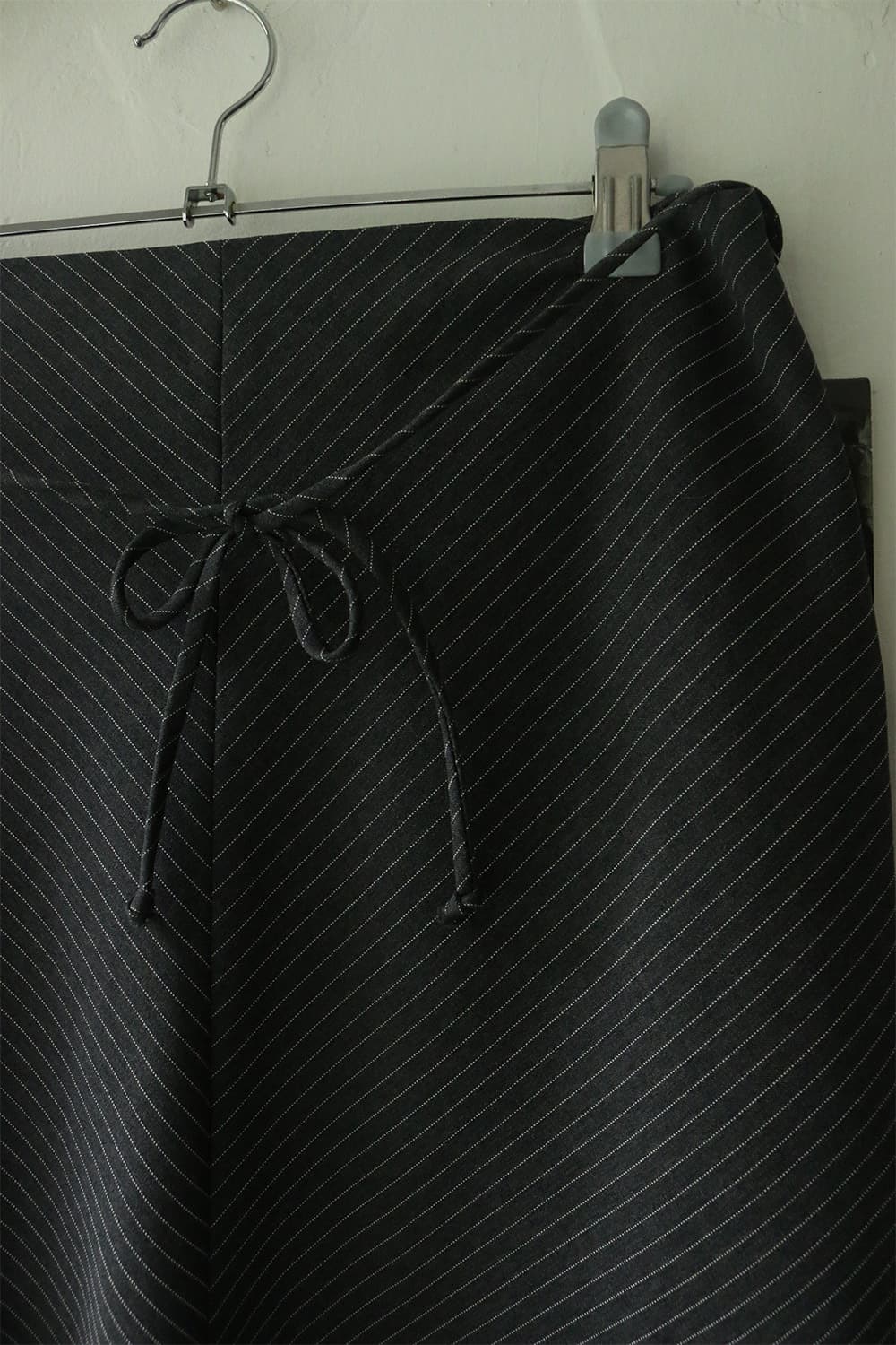 90s USA 핀스트라이프 리본 스커트 상품이미지3