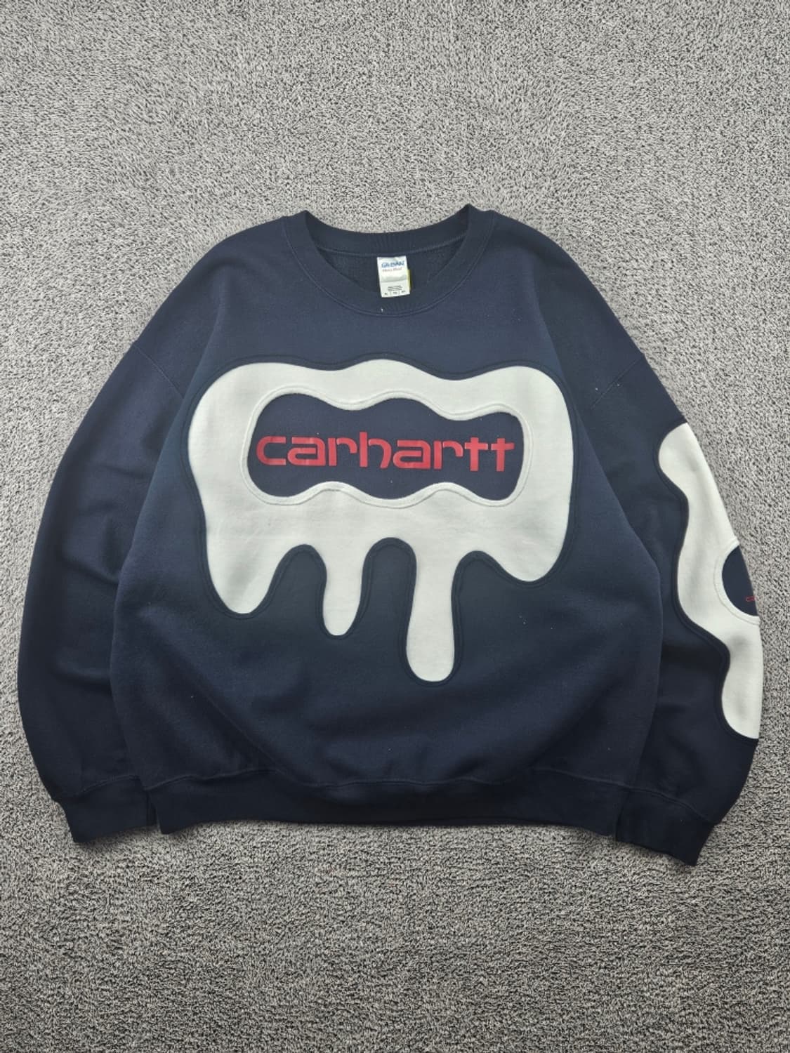 칼하트X길단 아플리케 커스텀 맨투맨 스웻셔츠 ( XL ) / 11540 상품이미지2