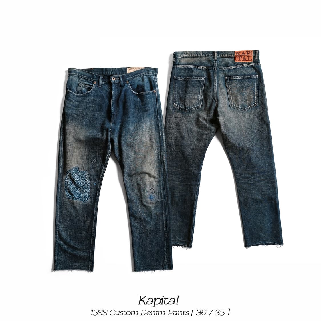 캐피탈 컨트리 15년도 한정 커스텀 데님팬츠 36(34-35)사이즈 상품이미지1