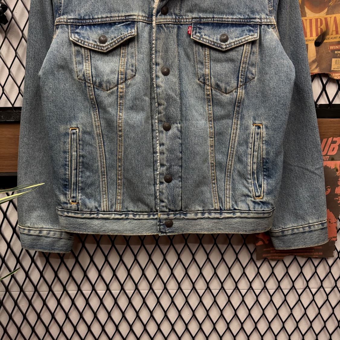 리바이스 타입 3 쉐르파 연청 데님 트러커 자켓 상품이미지4