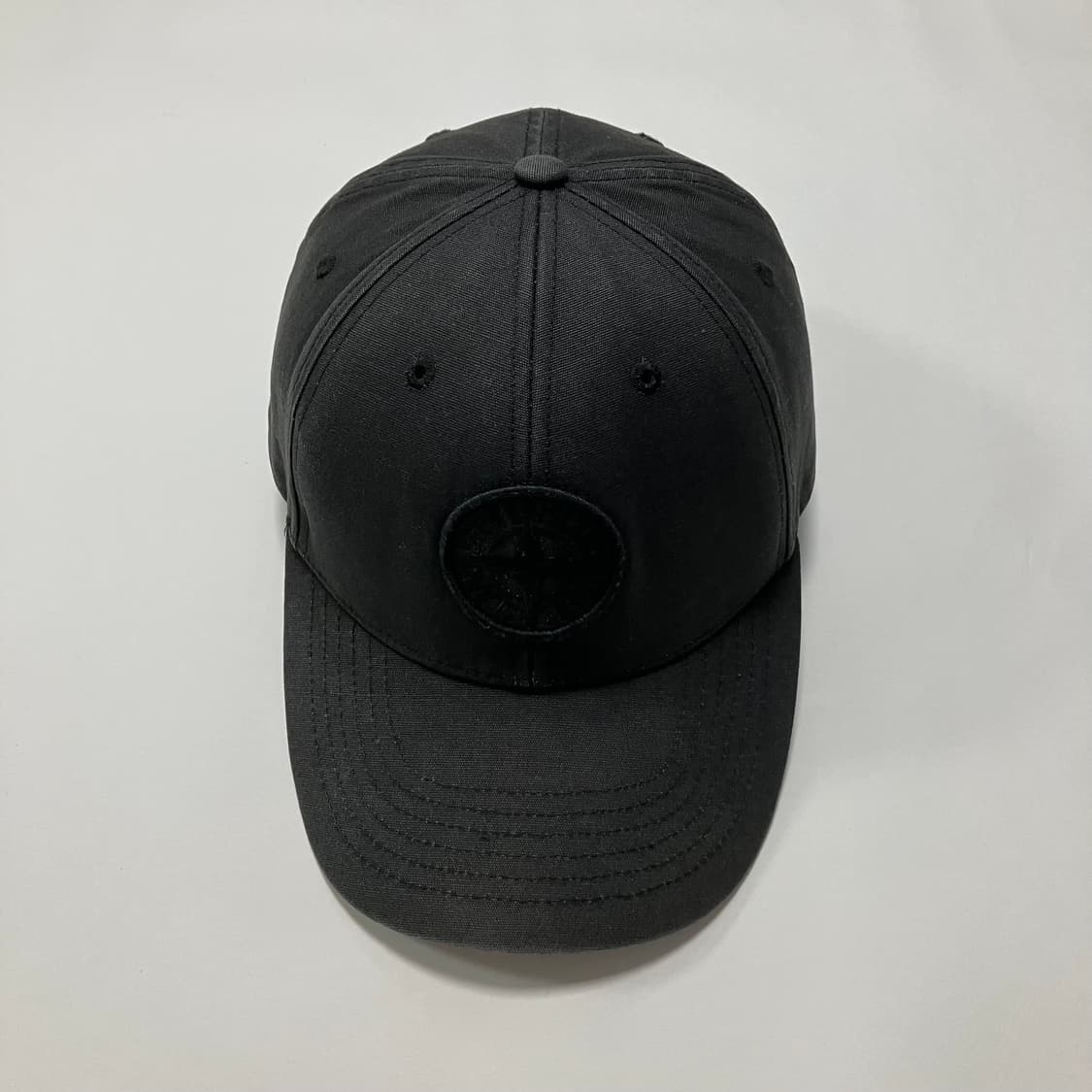 [Stone Island] 스톤아일랜드 로고 와펜 볼캡 모자 블랙 상품이미지2