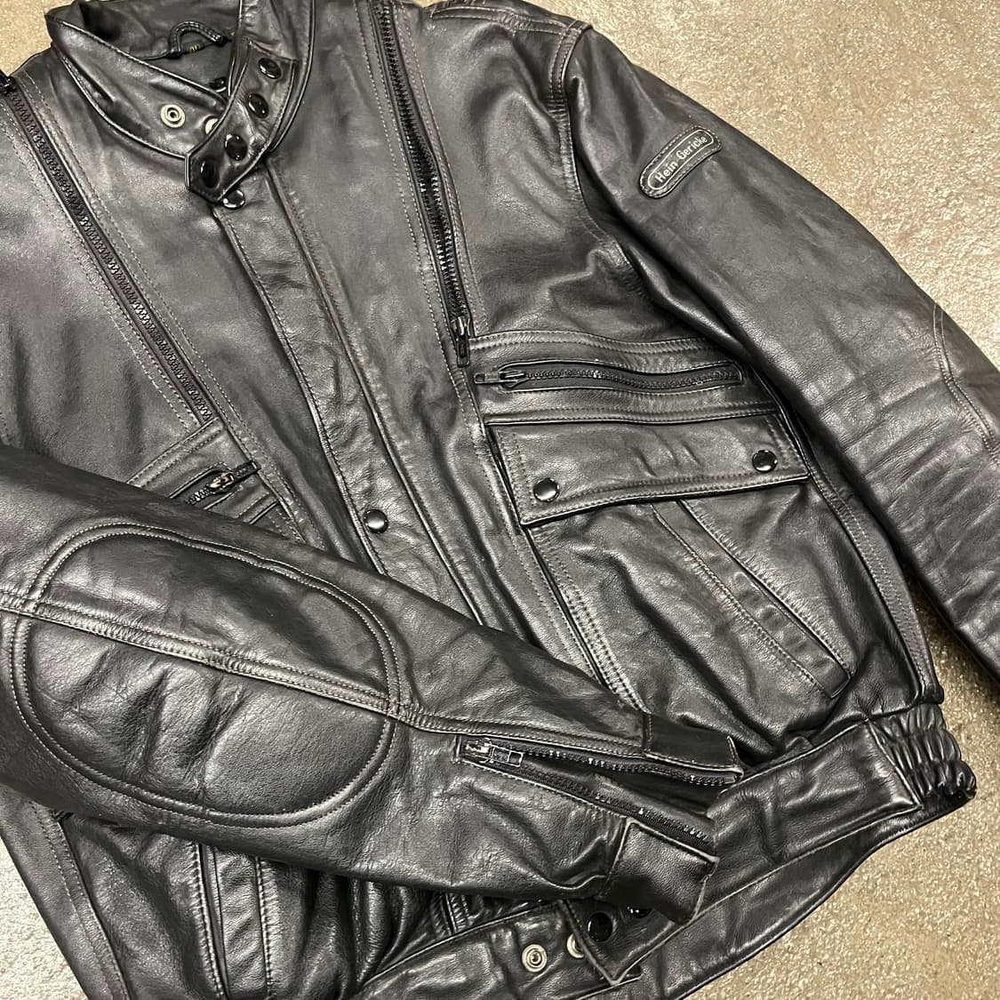 90s Hein Gericke 가죽 라이더 자켓 (100) 상품이미지5