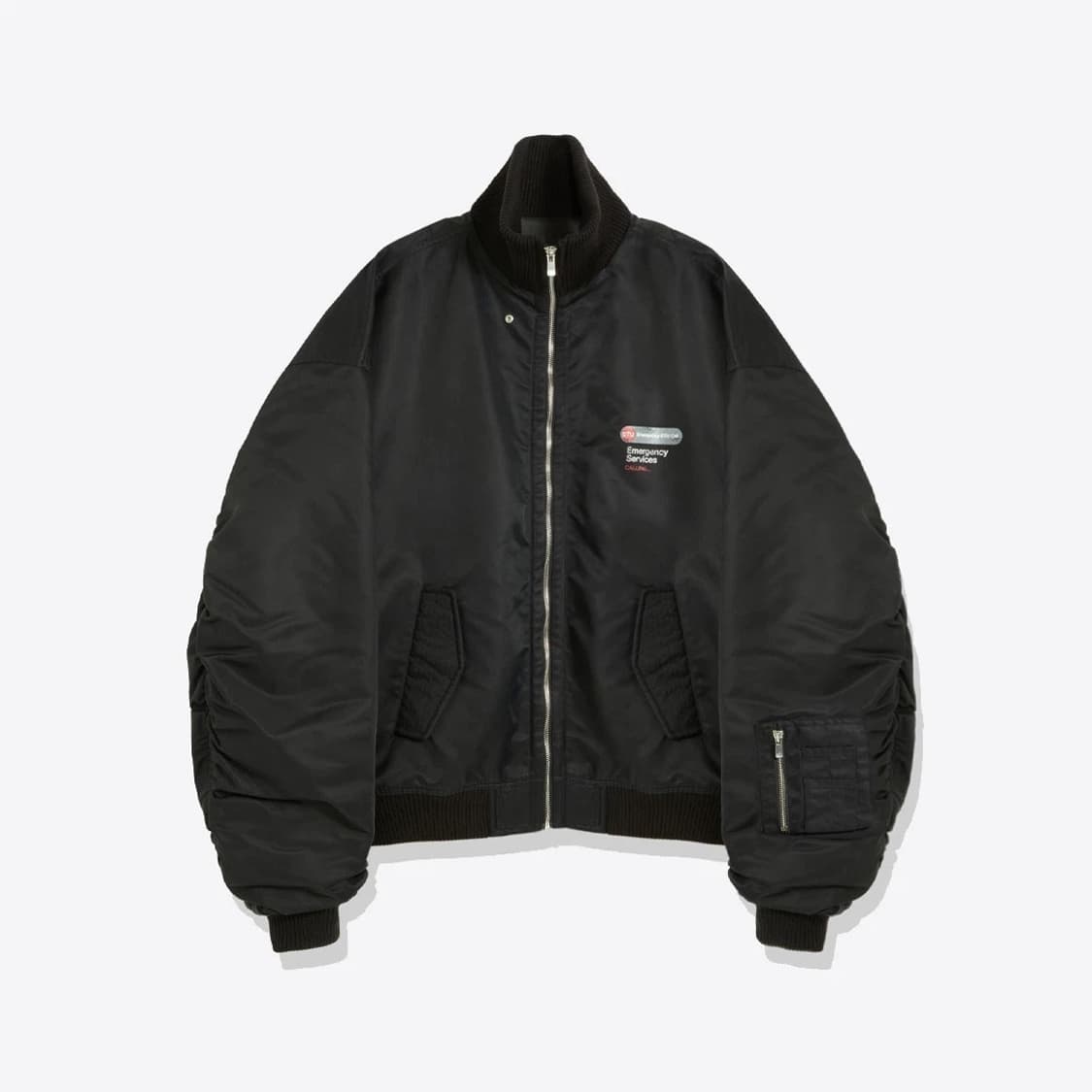 [M] STU 오버핏 카라 봄버 상품이미지4