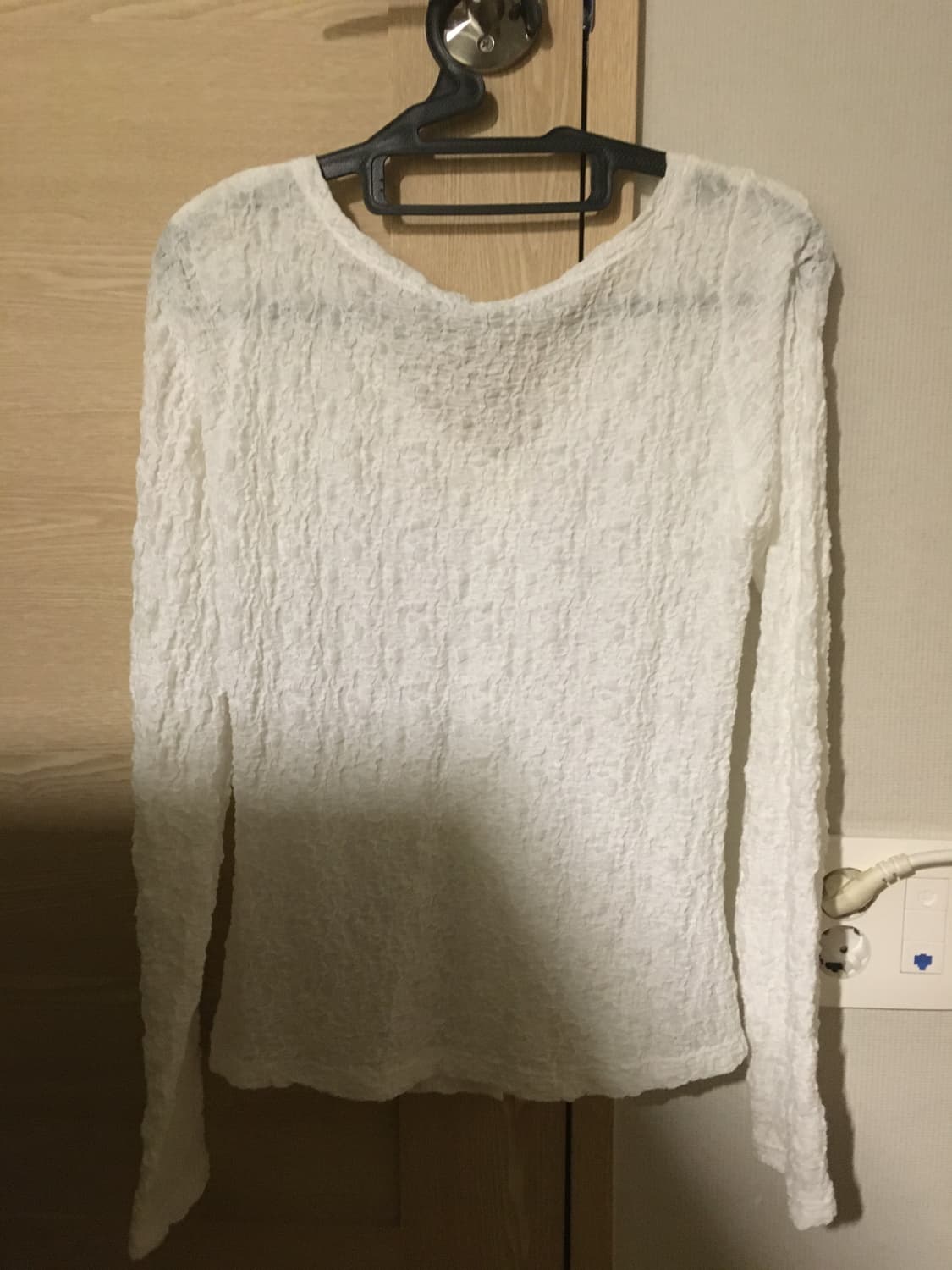 매고렌 서울 Boho 크링클 가디건 화이트  상품이미지2