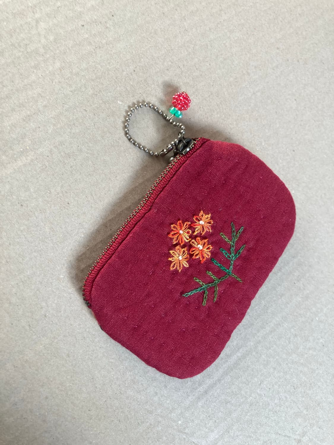 핸드메이드 플라워 자수  카드 지갑 상품이미지9