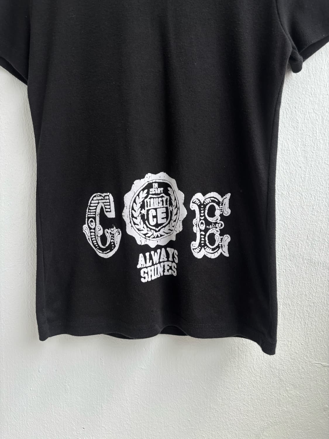Vintage Graphic Black Polo Shirt 상품이미지6