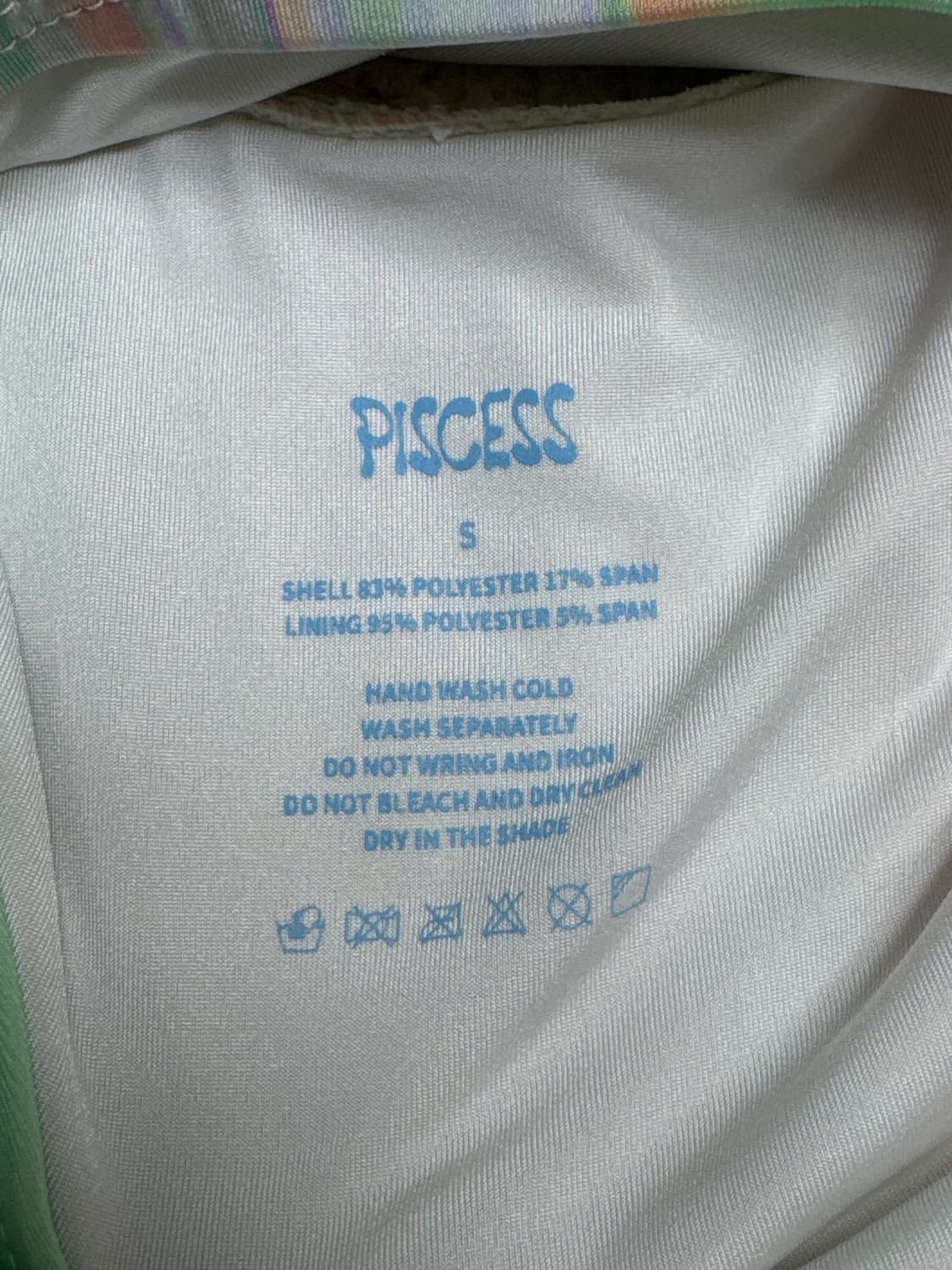 파이시스 홀로그래픽 수영복 S 상품이미지5