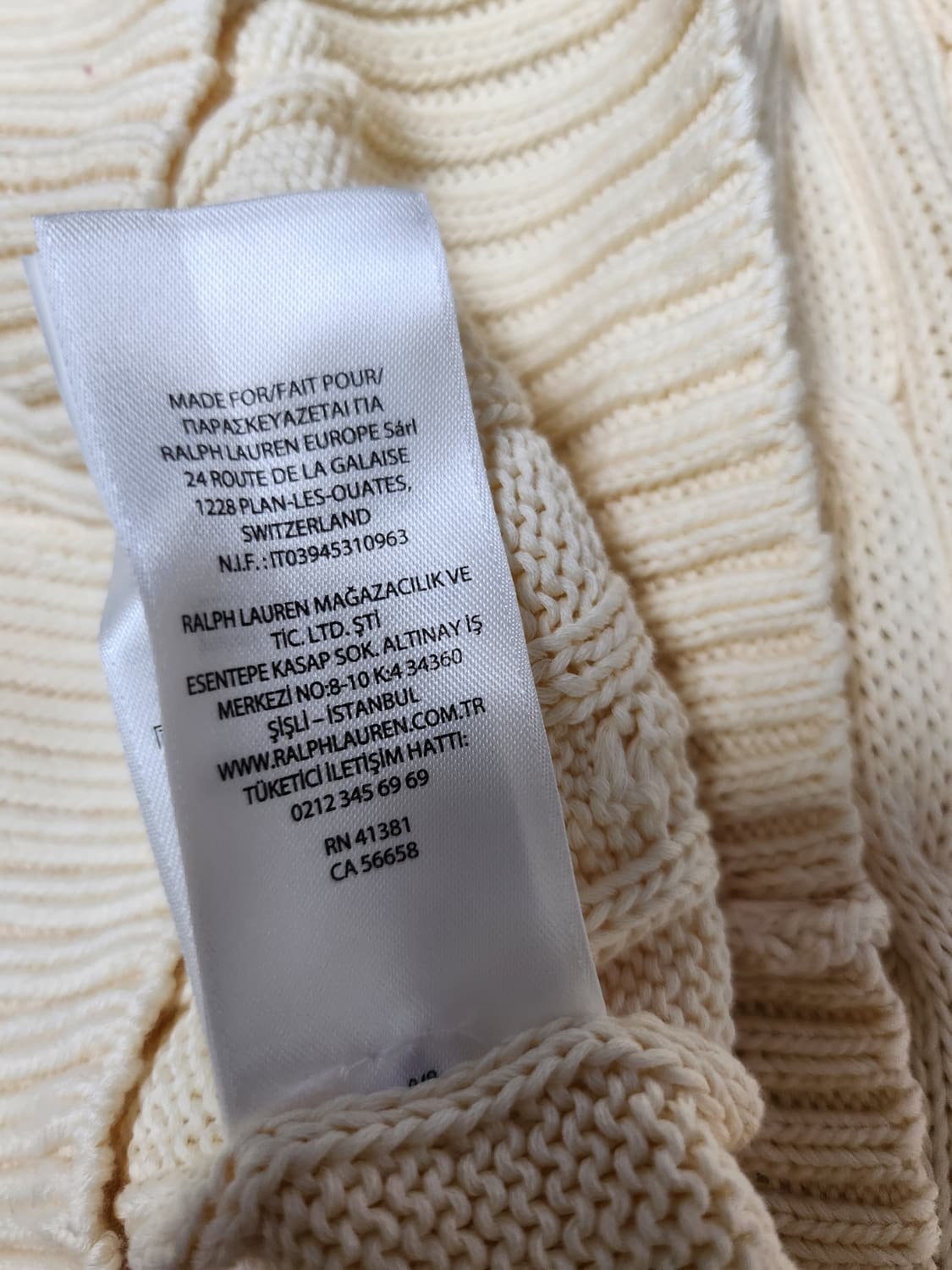 폴로랄프로렌 케이블니트 (S, 상품이미지8