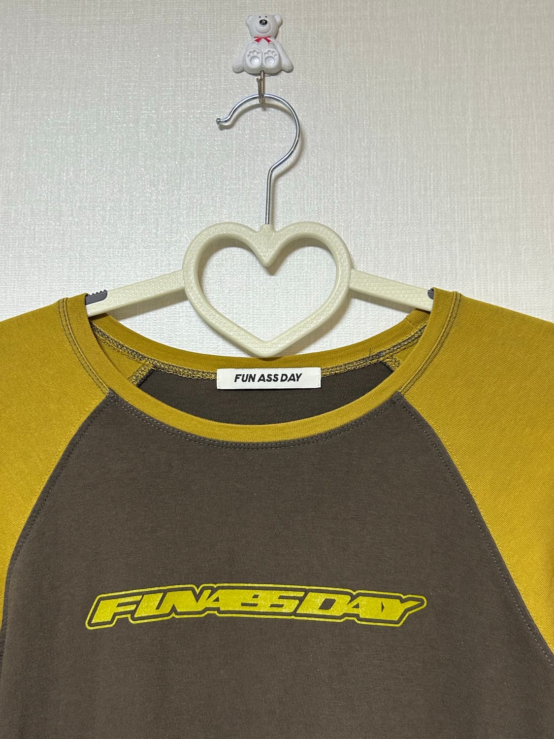 FUNASSDAY 브라운 나그랑 긴팔 티셔츠 상품이미지3