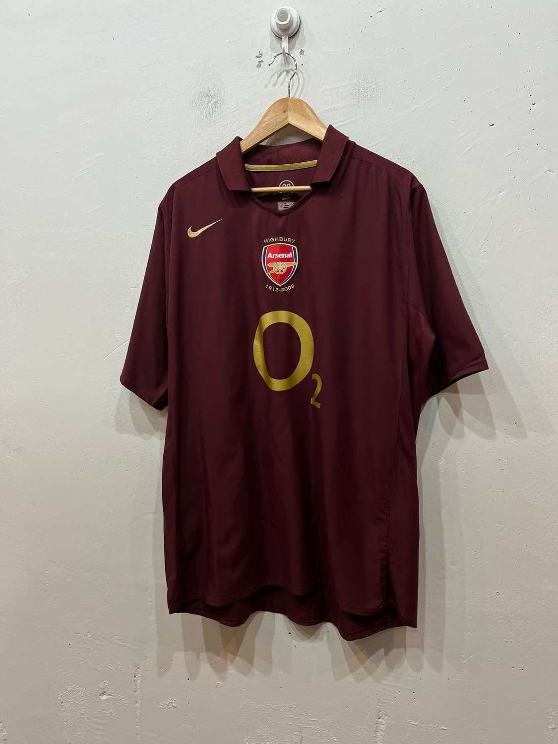 나이키 아스날 05 06 하이버리 유니폼 져지 XL 상품이미지1