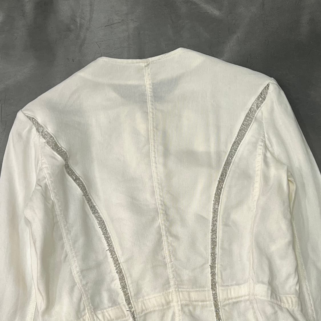  엠포리오아르마니 디테일 화이트 집업 자켓 y14777 상품이미지5